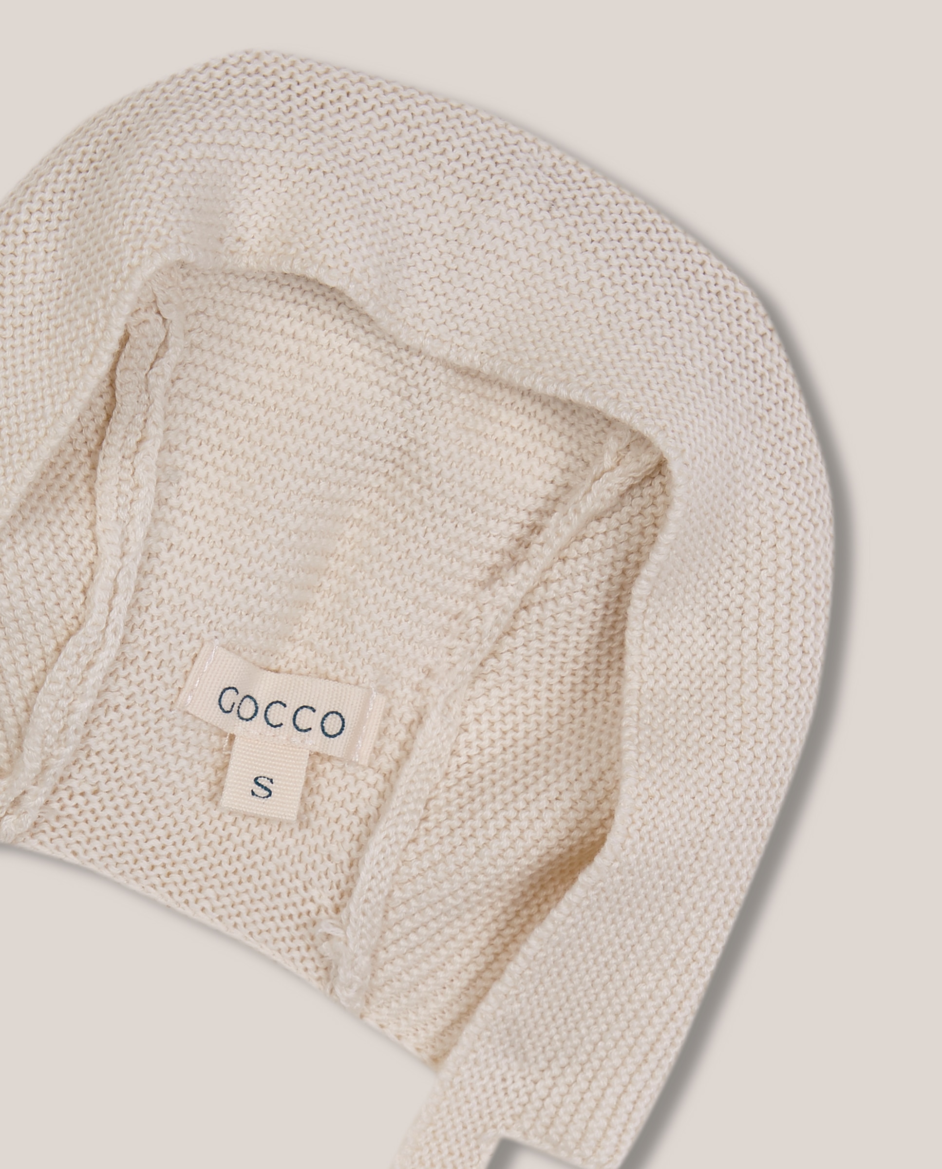 Capota de Bebé em Malha Bobo Gocco Branco-2