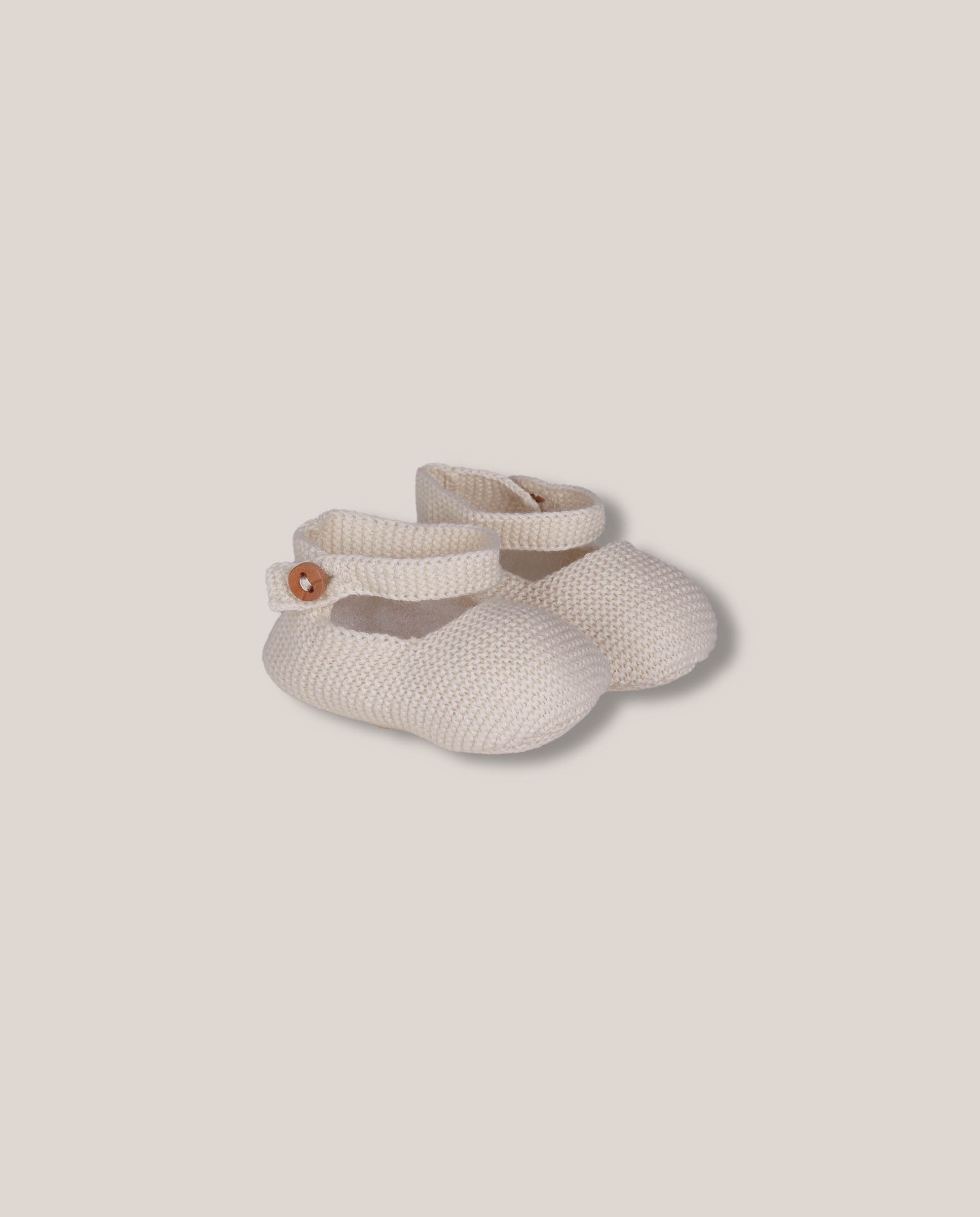 Botas de Bebé de Malha de Bobo Gocco Branco-marfim-2