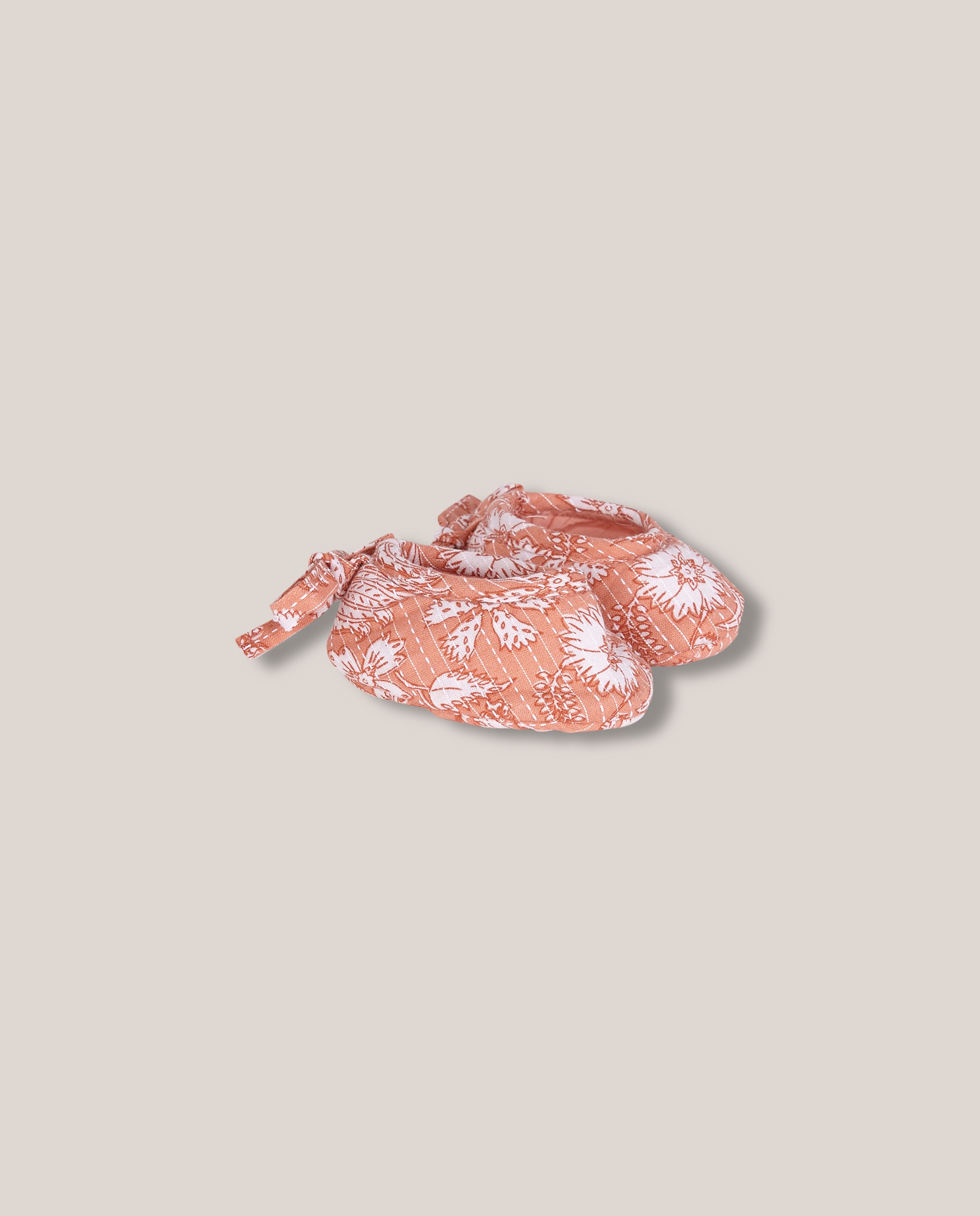 Patuco de Bebé com Laço Gocco Rosa-claro-2