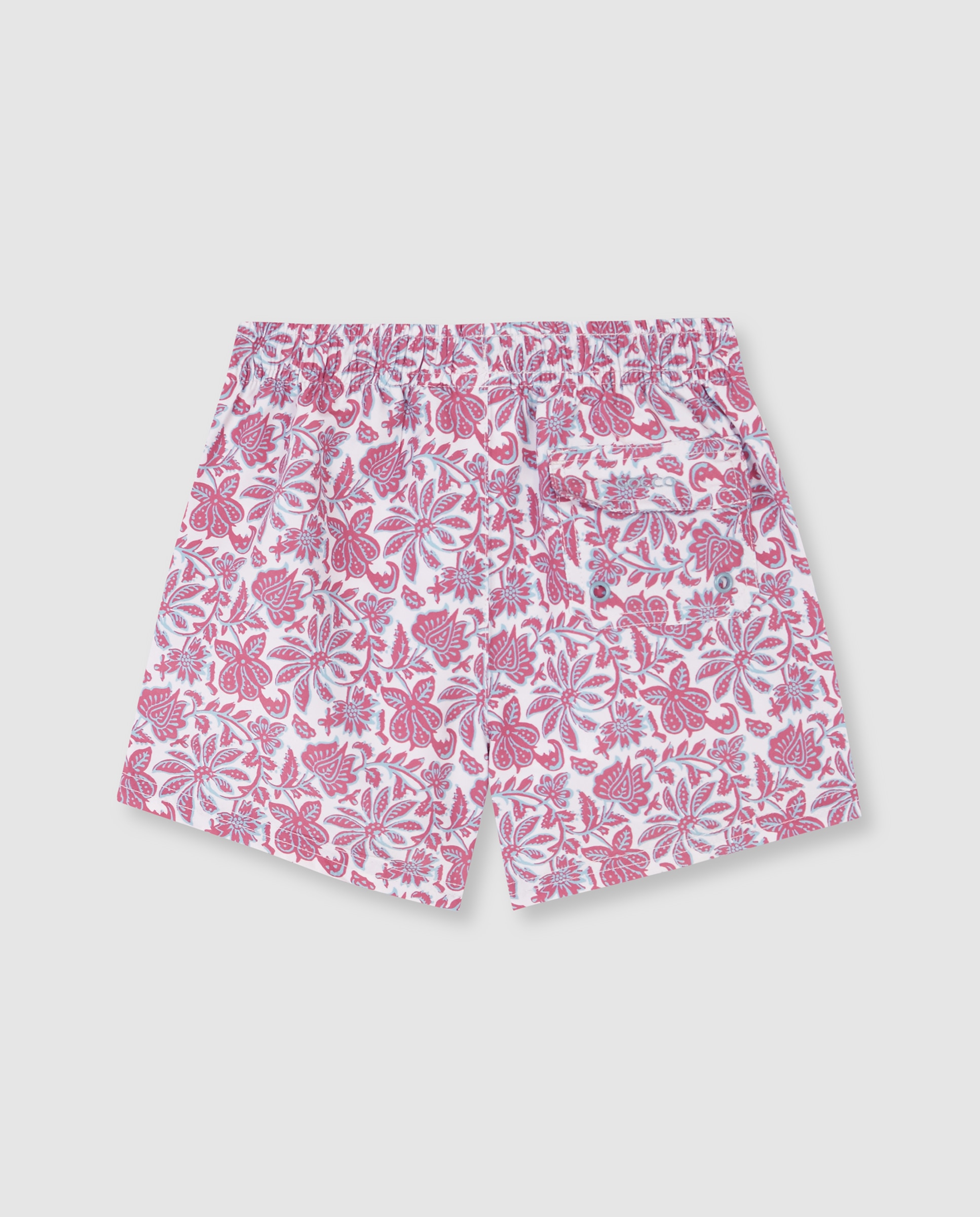 Fato de Banho Infantil com Estampado Flor Índia Gocco Bege/Rosa-2