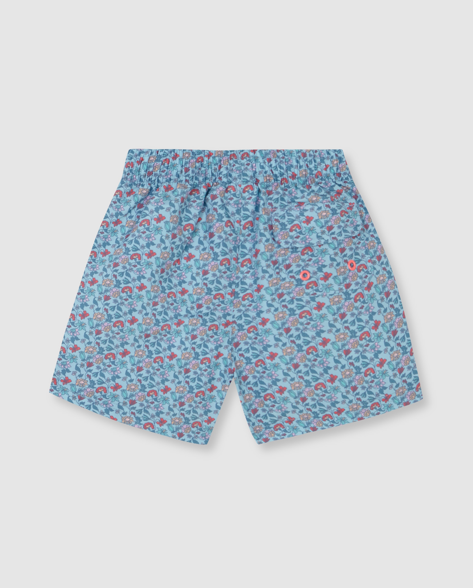 Fato de Banho Infantil com Estampado Floral Gocco Azul-claro-2
