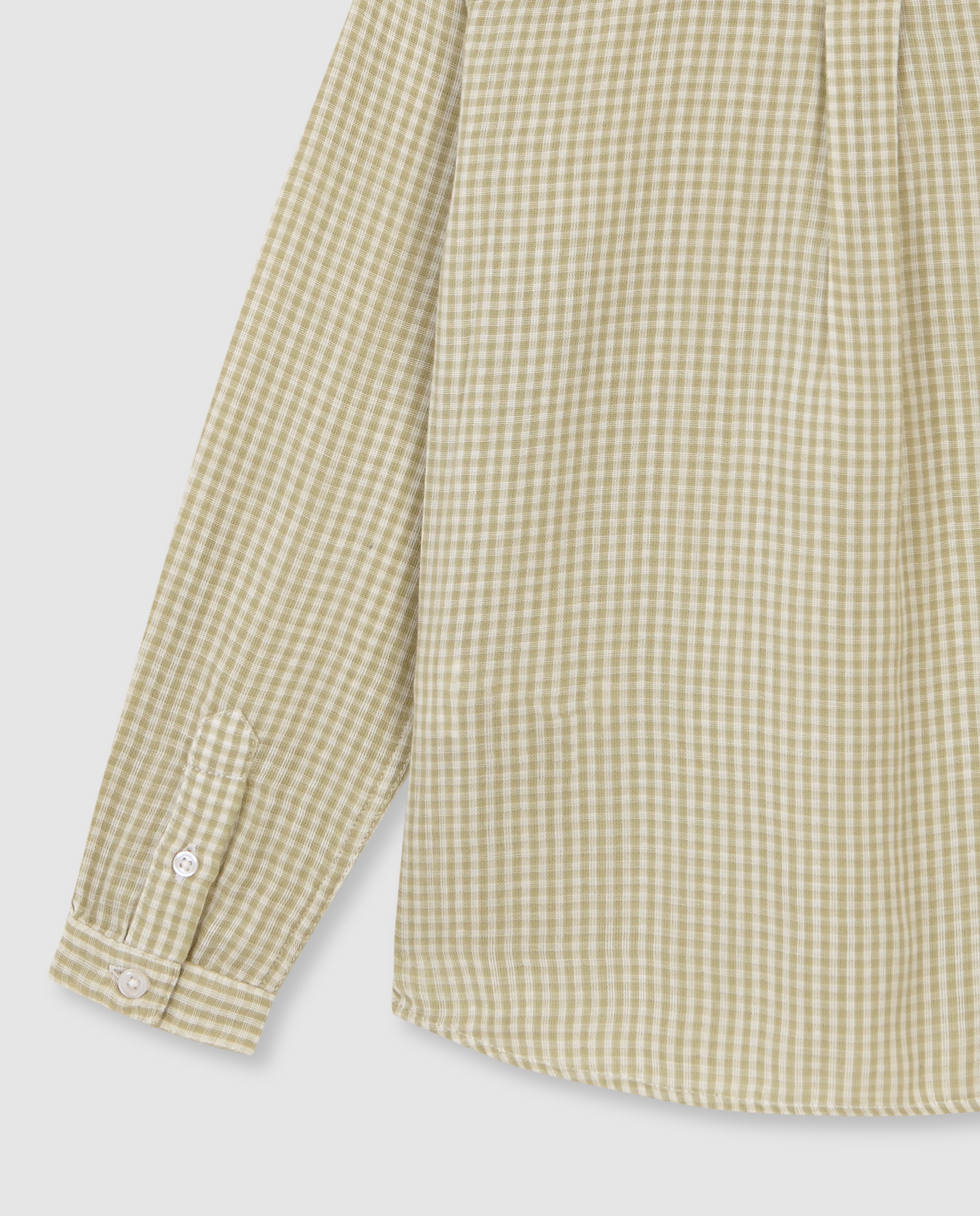 Camisa Infantil Gola À Padre Vichy Branco-marfim-6