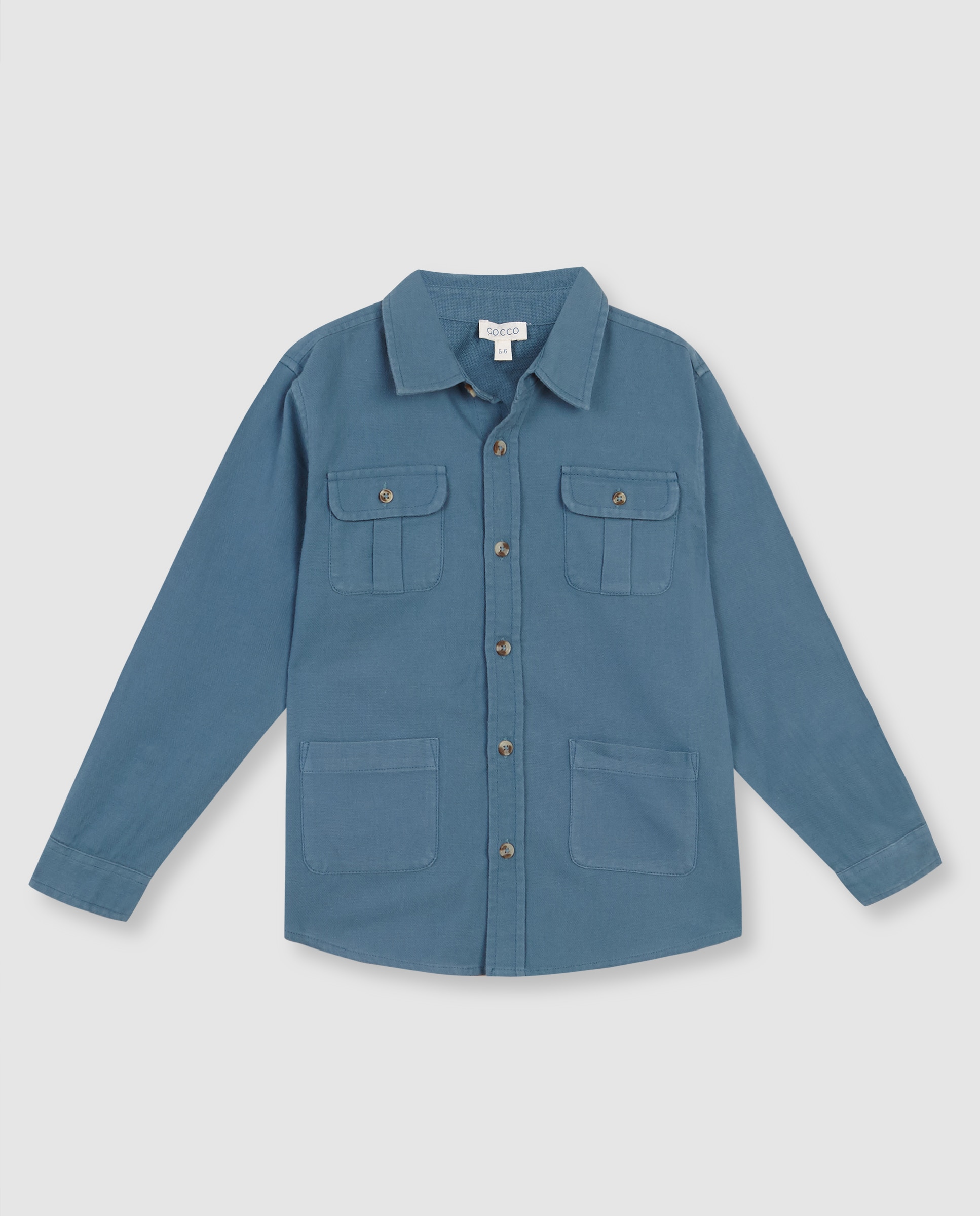 Imagem 0 de Camisa Infantil de Quatro Bolsos