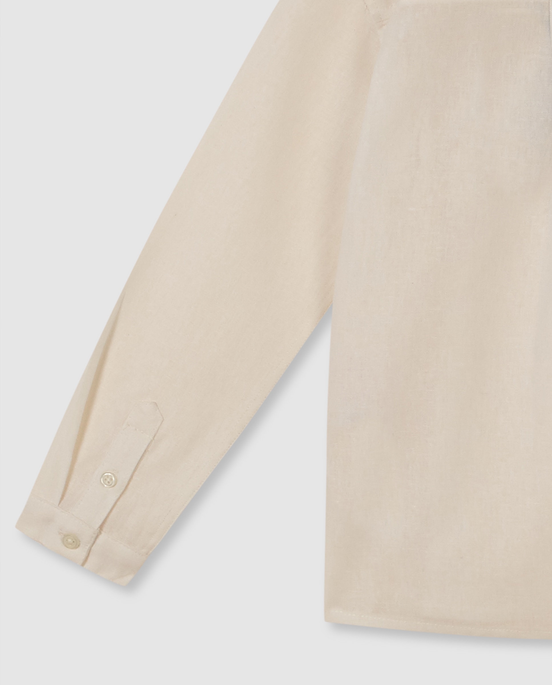 Camisa Infantil Panadeira de Linho Branco-marfim-6
