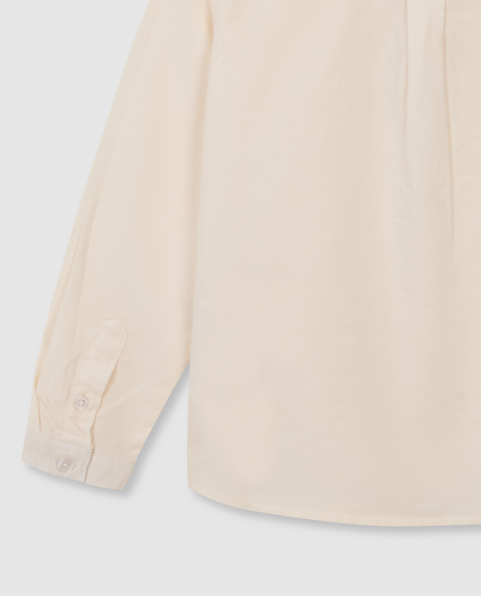 Camisa Infantil com Gola À Padre Branco-marfim-6