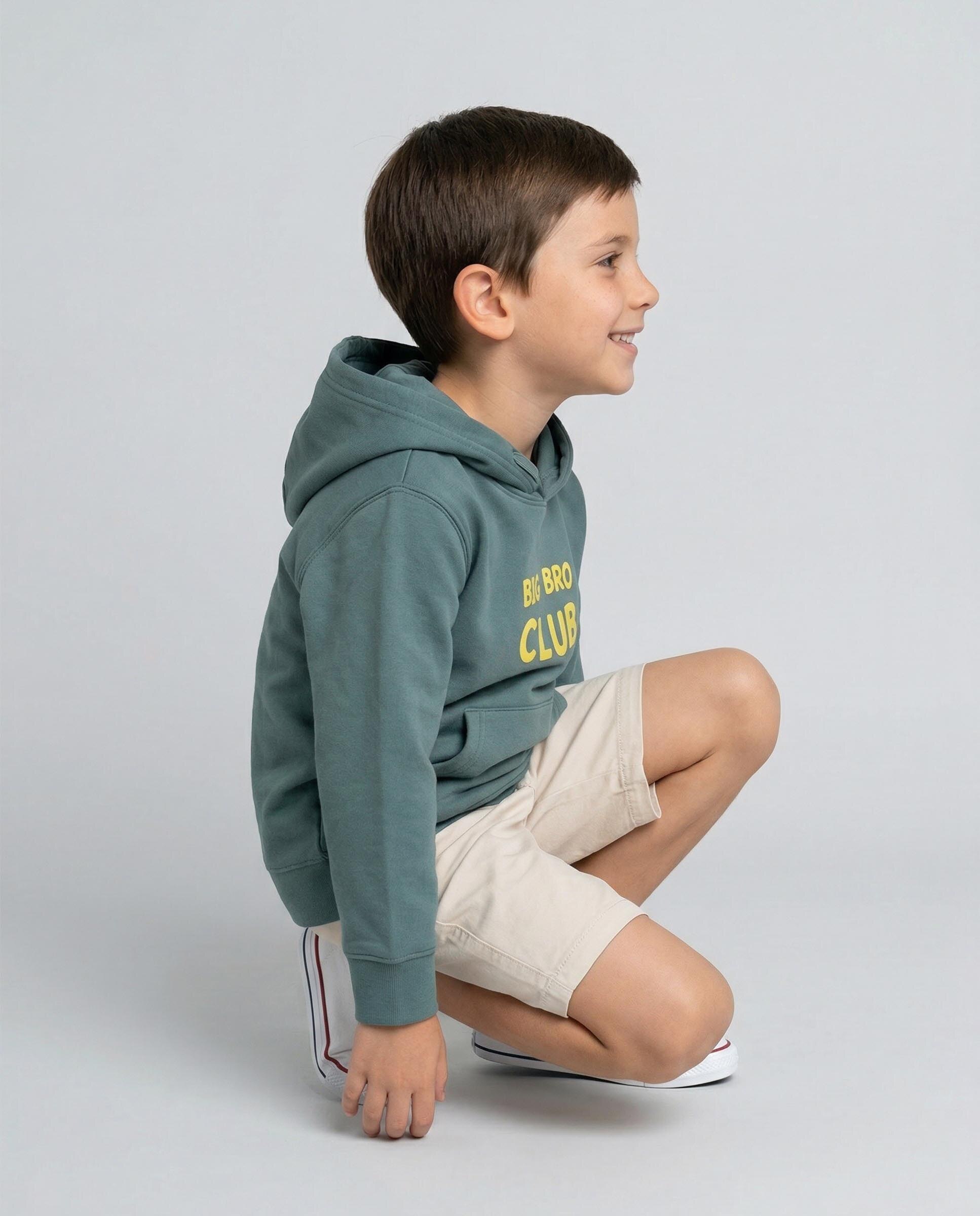 Sweatshirt Infantil Big Brother Gocco Verde-6