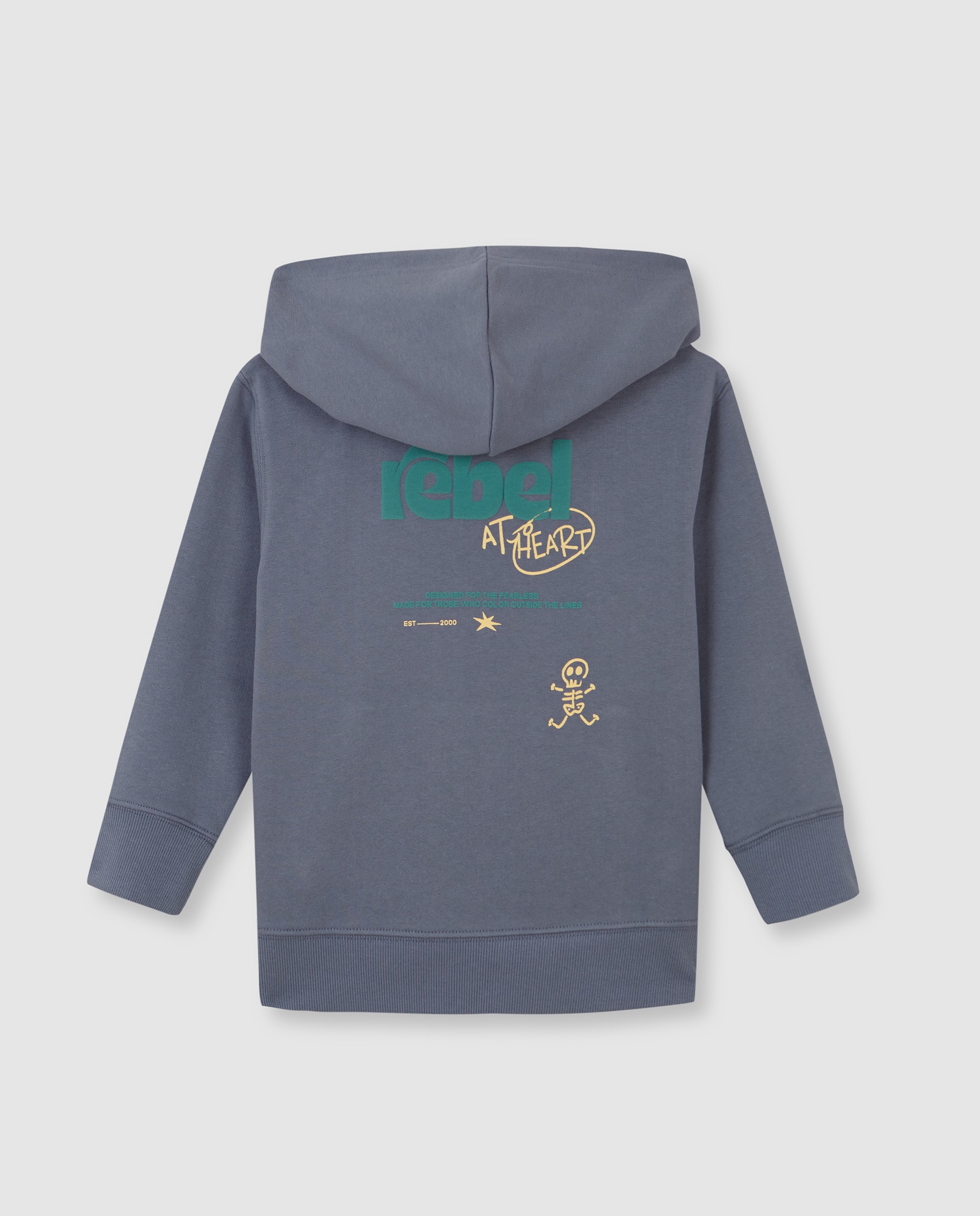 Sweatshirt Infantil com Capuz Azul-claro-2