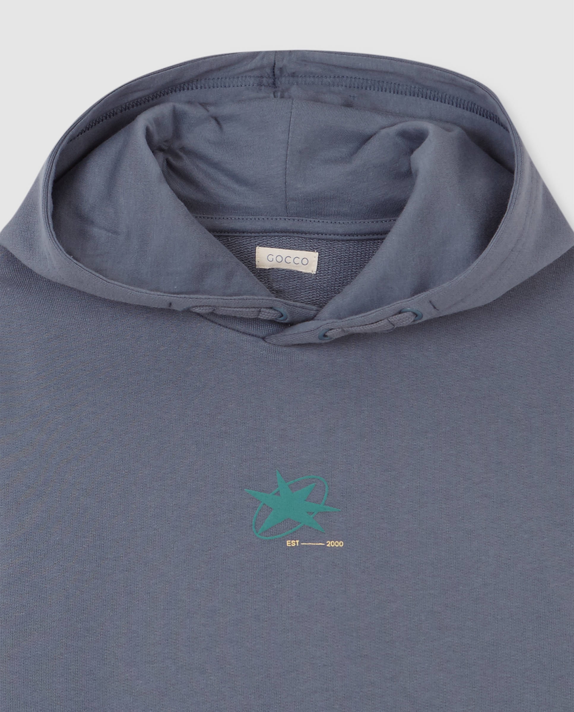 Sweatshirt Infantil com Capuz Azul-claro-3