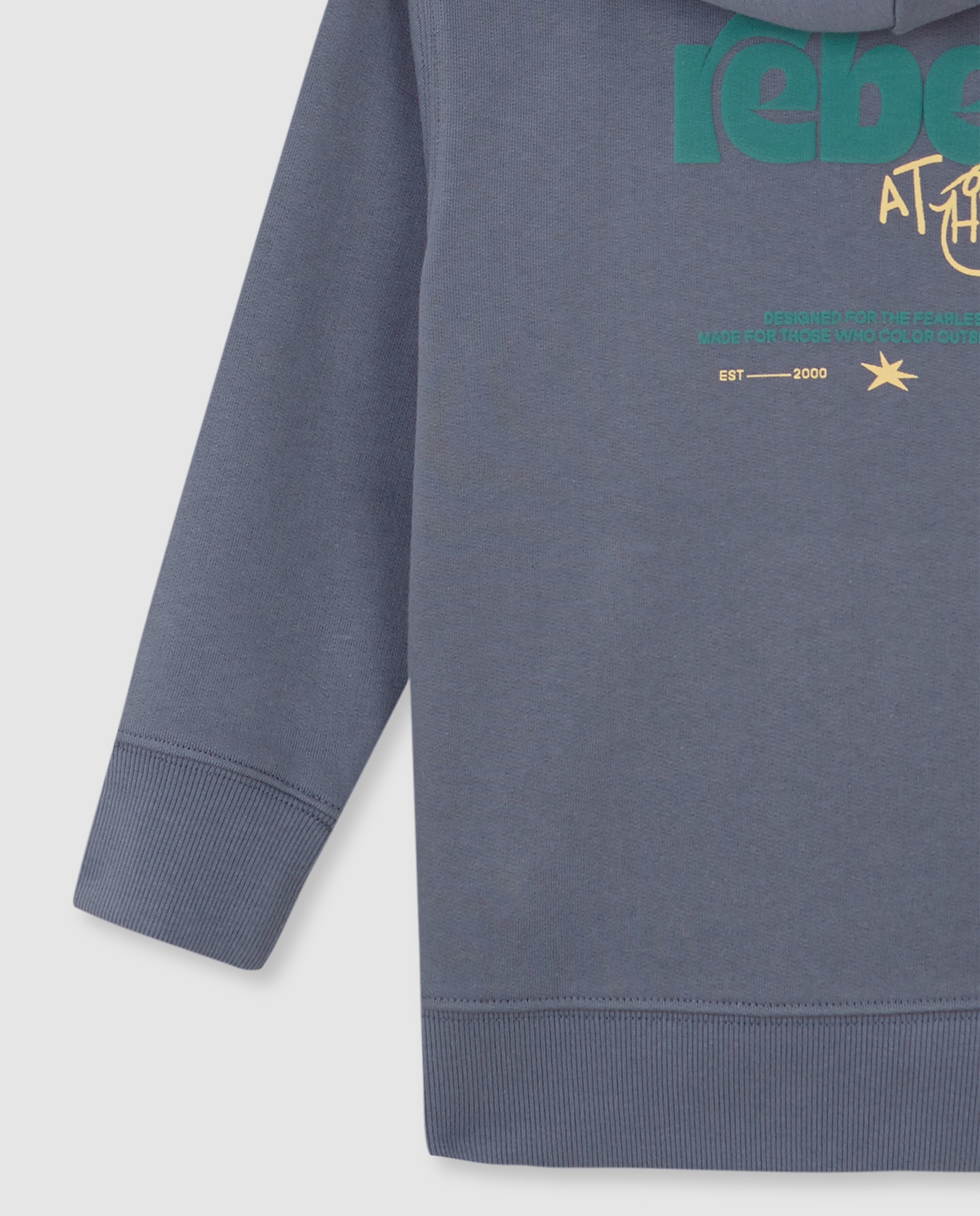 Sweatshirt Infantil com Capuz Azul-claro-4