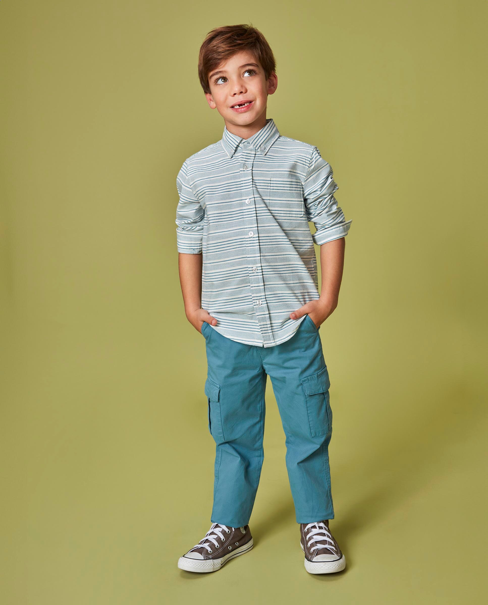 Calças Cargo Infantil Gocco Azul-6