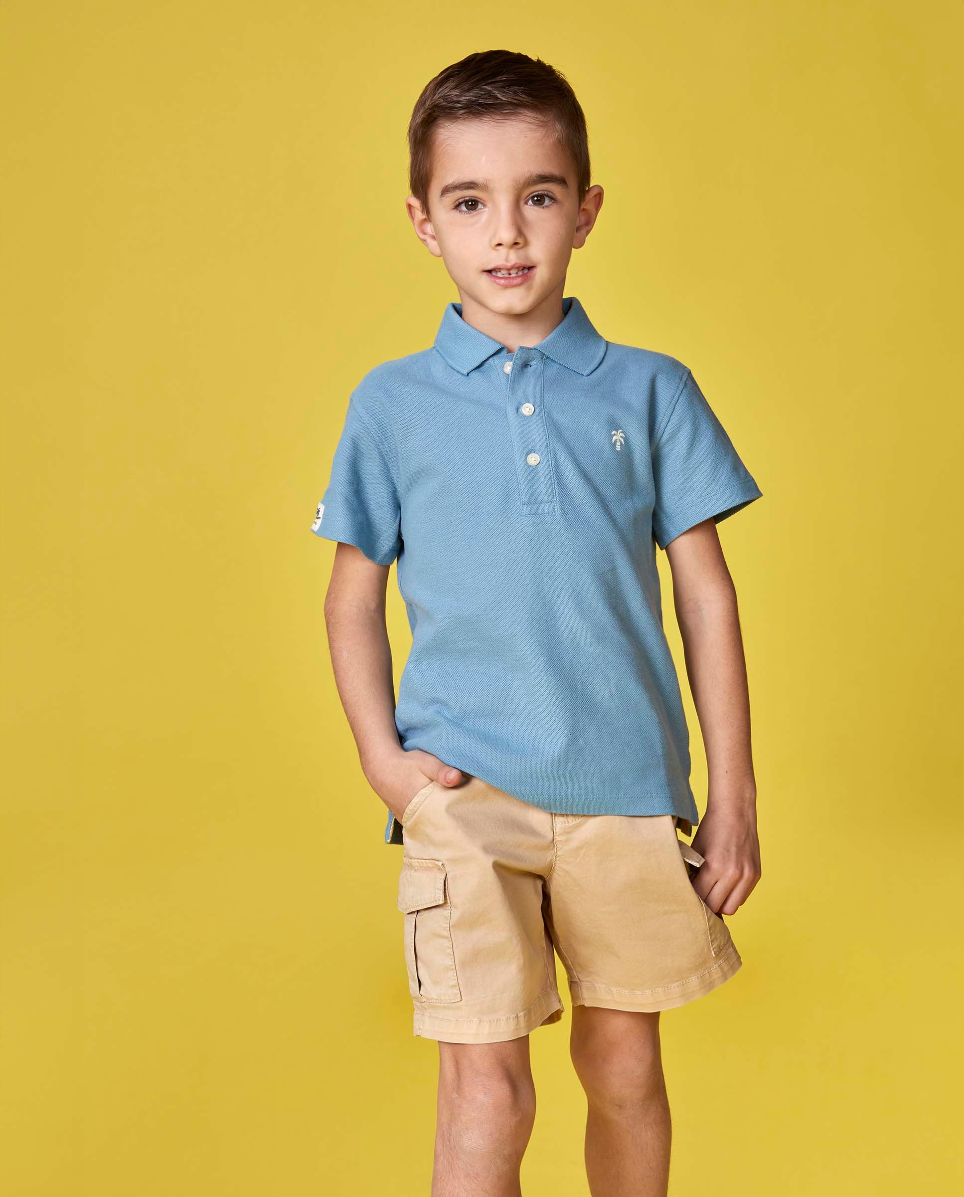 Polo Infantil Surf Gocco Azul-celeste-5