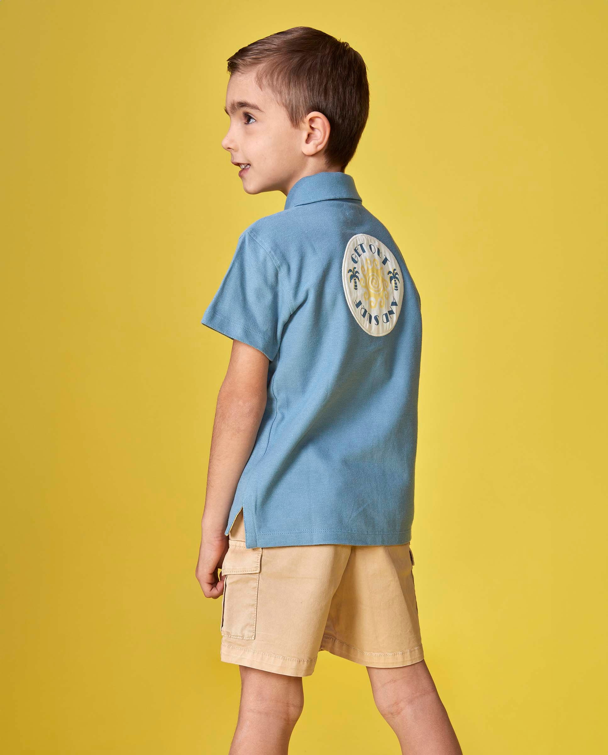 Polo Infantil Surf Gocco Azul-celeste-6