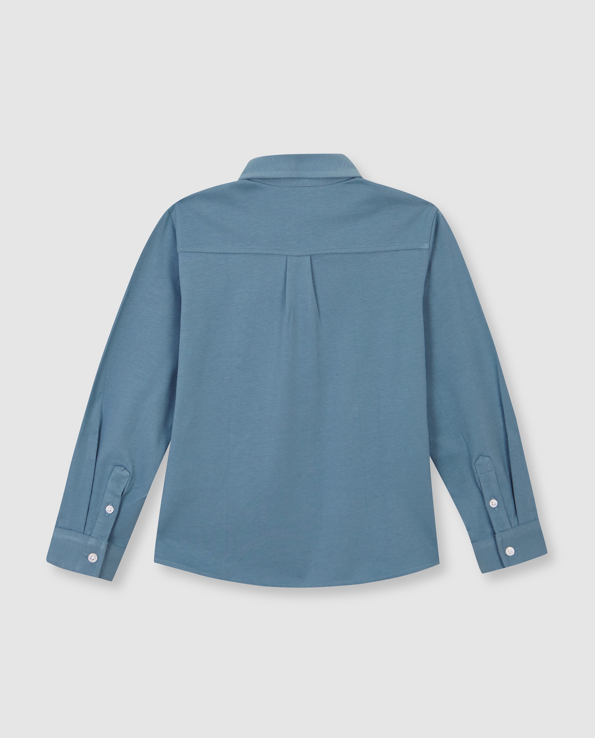 Camisa Polo Infantil Azul-2
