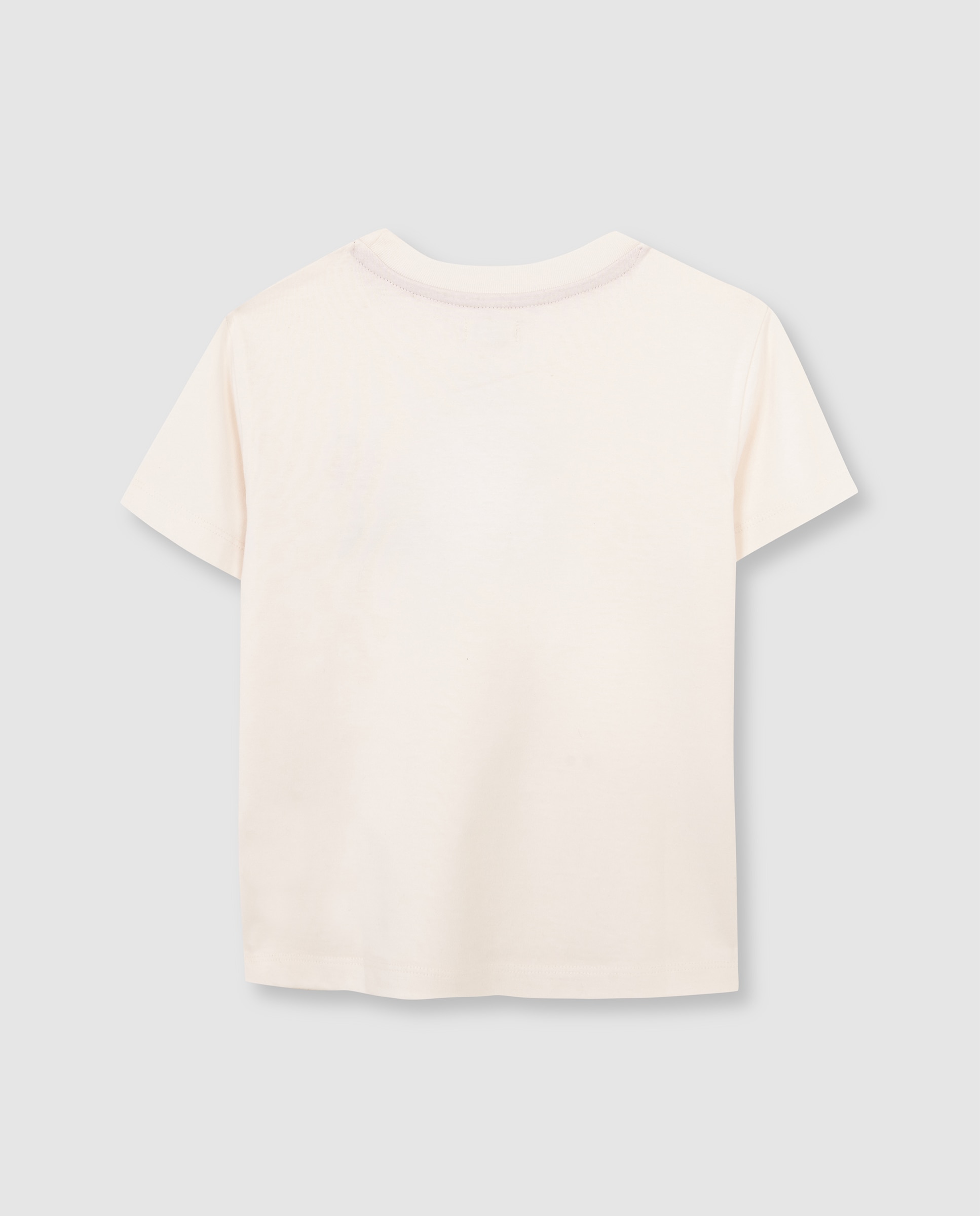 T-shirt Infantil com Print Branco-marfim-2