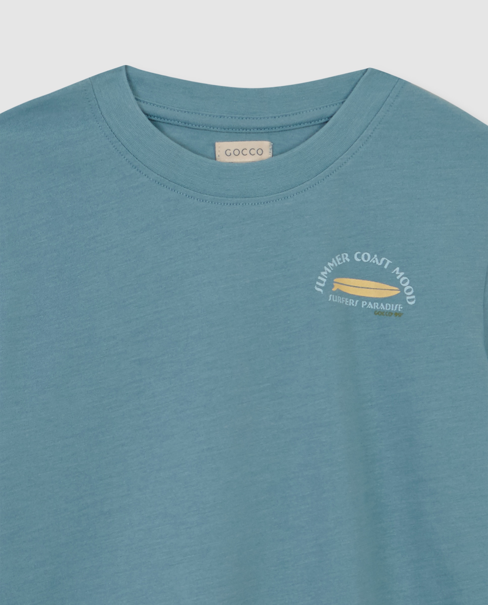 T-shirt Infantil Summer Gocco Azul-celeste-3