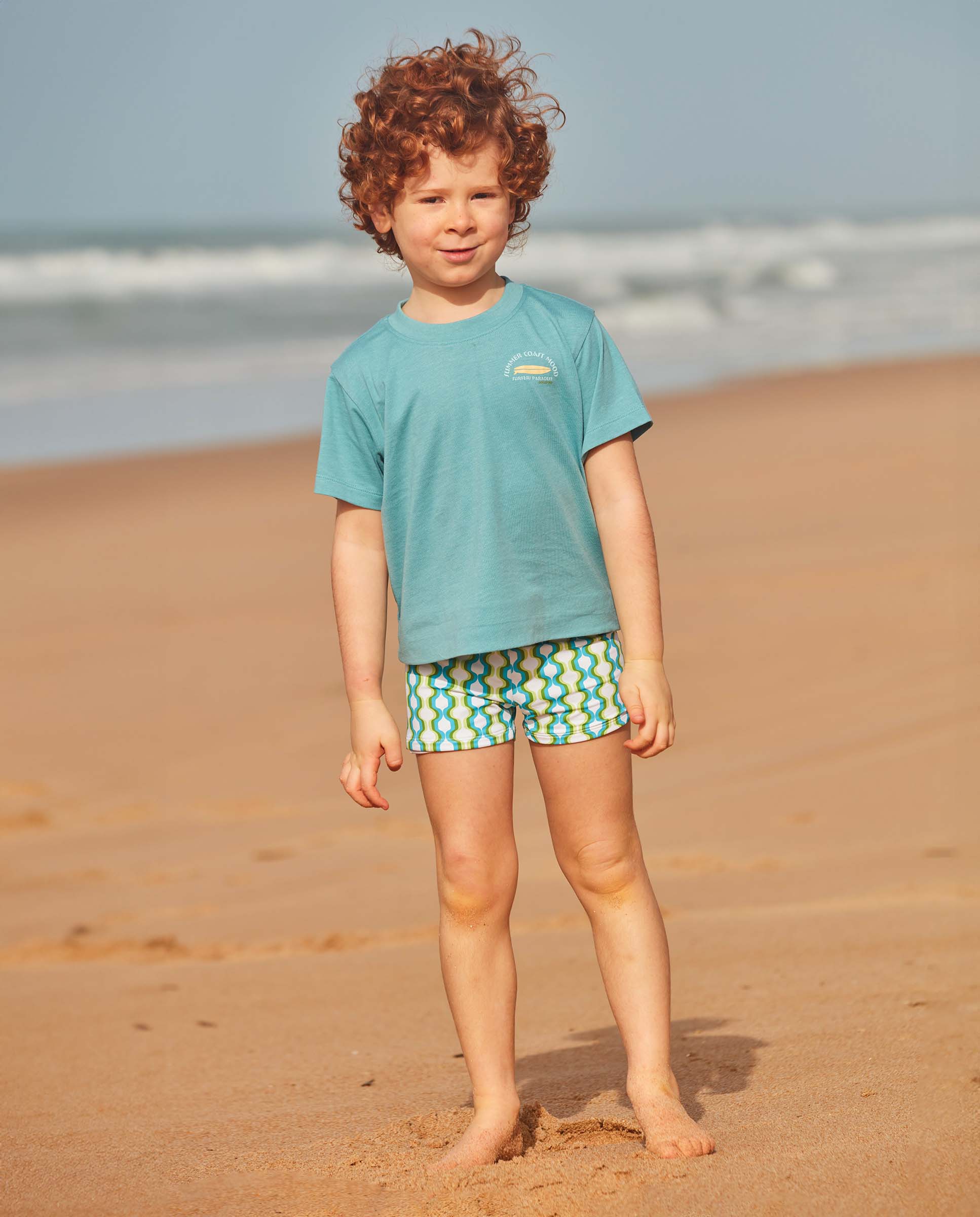 T-shirt Infantil Summer Gocco Azul-celeste-5