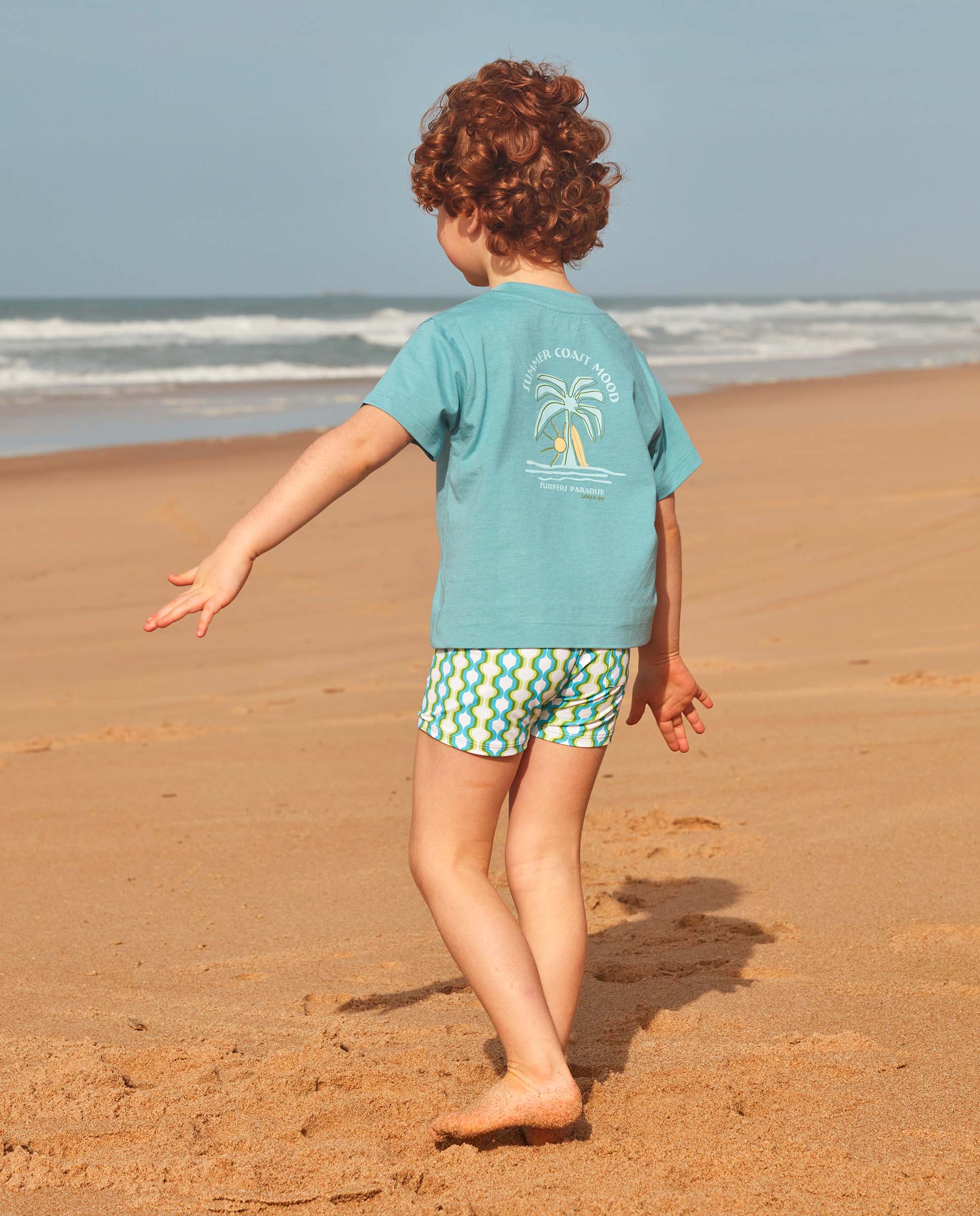 T-shirt Infantil Summer Gocco Azul-celeste-6