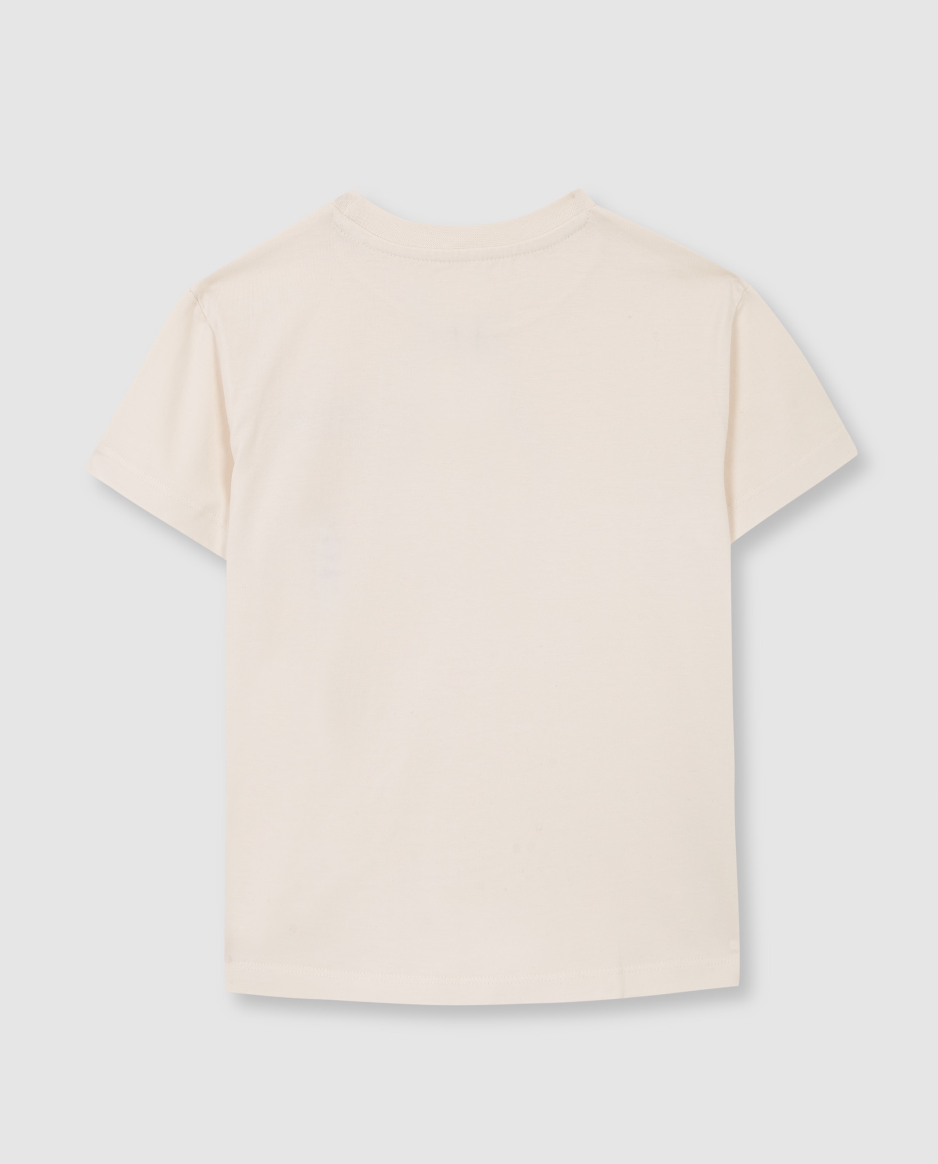 T-shirt Infantil com Estrela Branco-marfim-2
