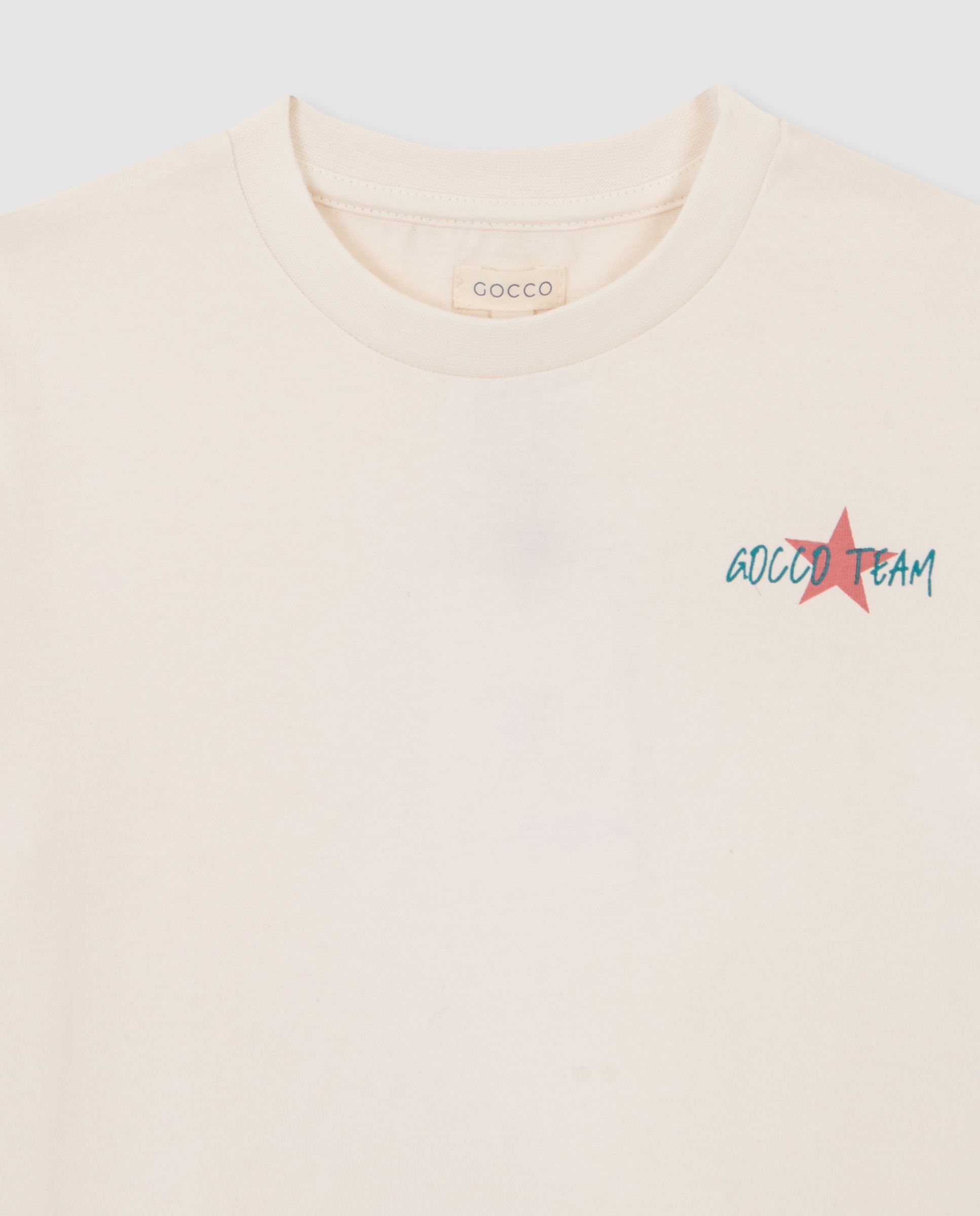 T-shirt Infantil com Estrela Branco-marfim-3