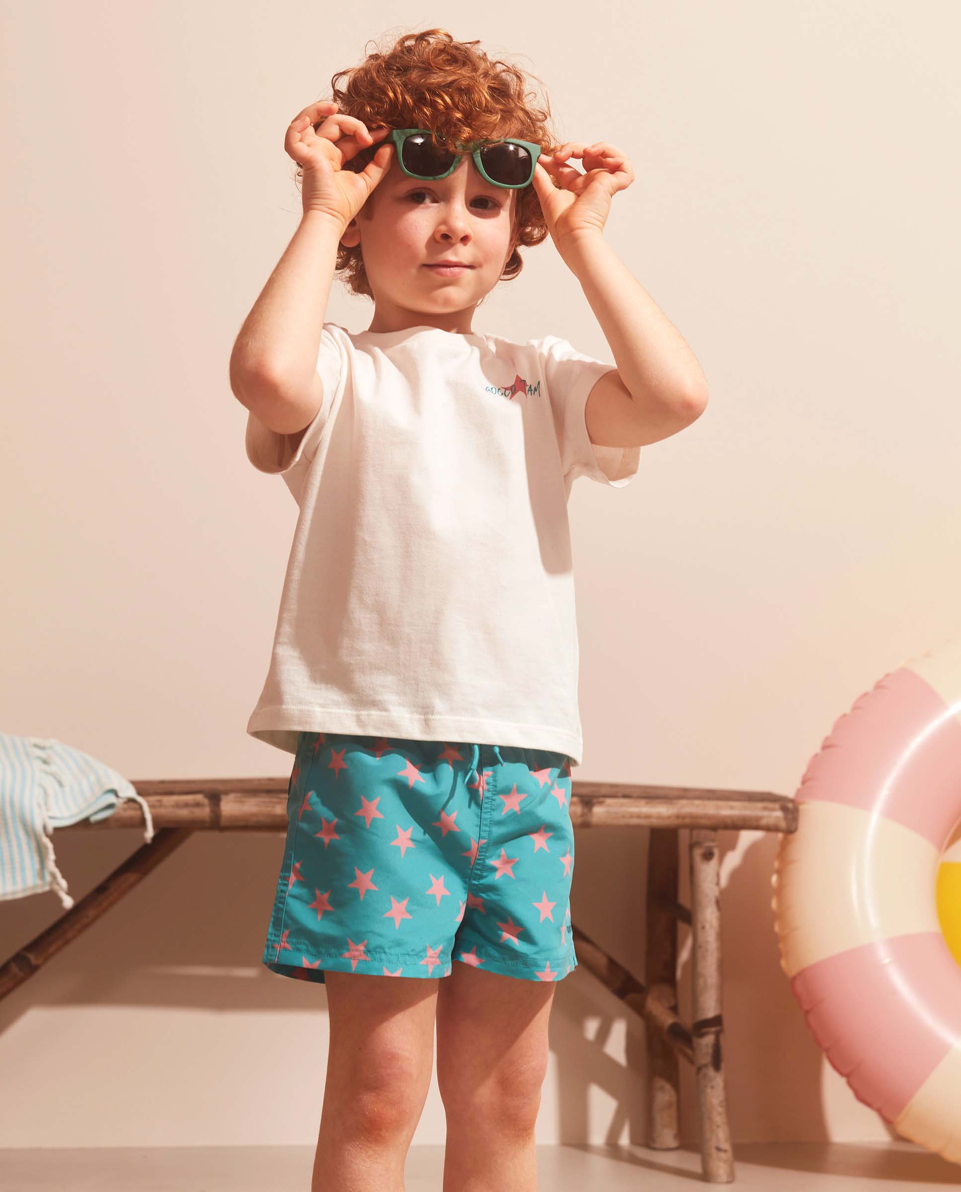 T-shirt Infantil com Estrela Branco-marfim-6