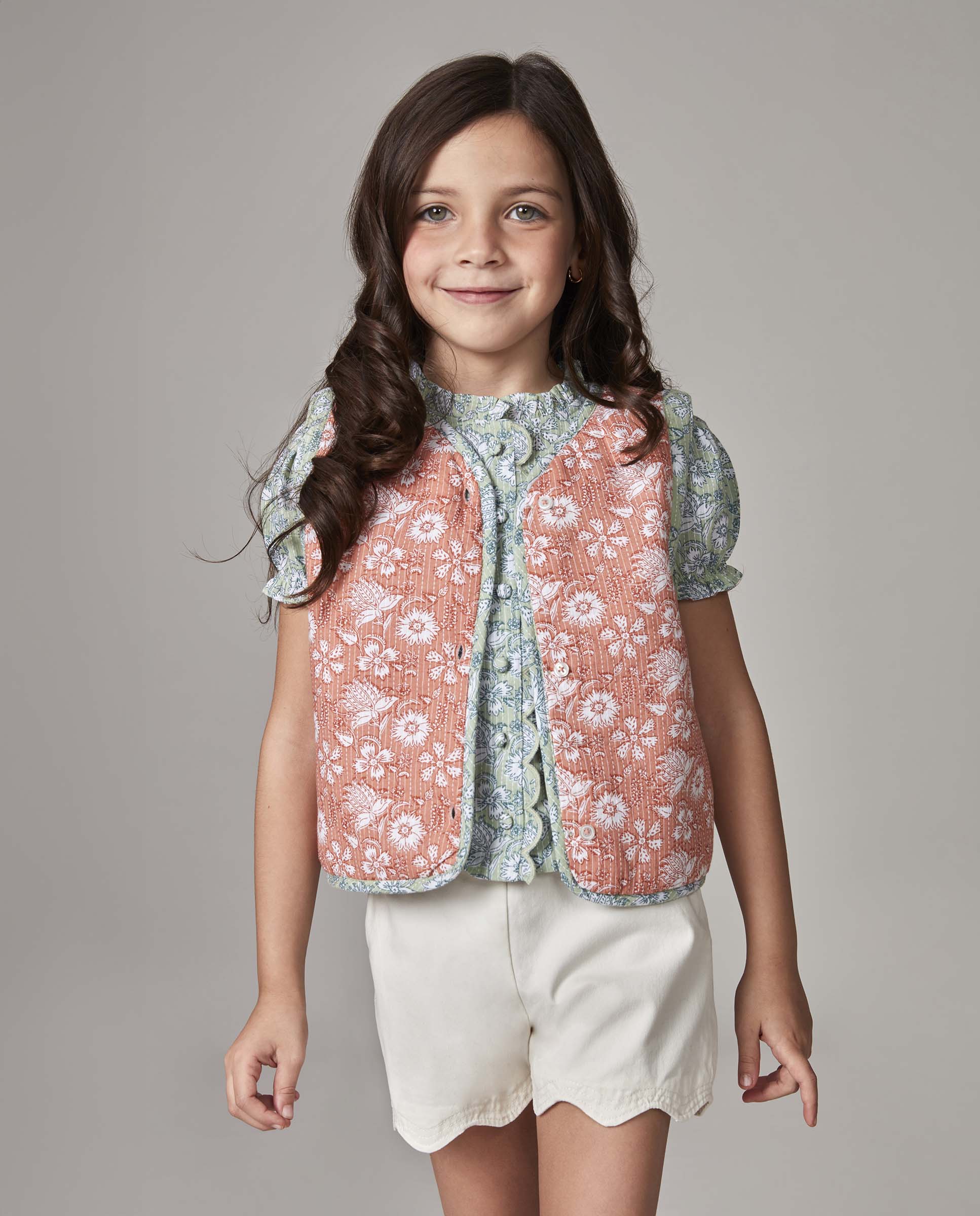 Colete Reversível Acolchoado Verde-2