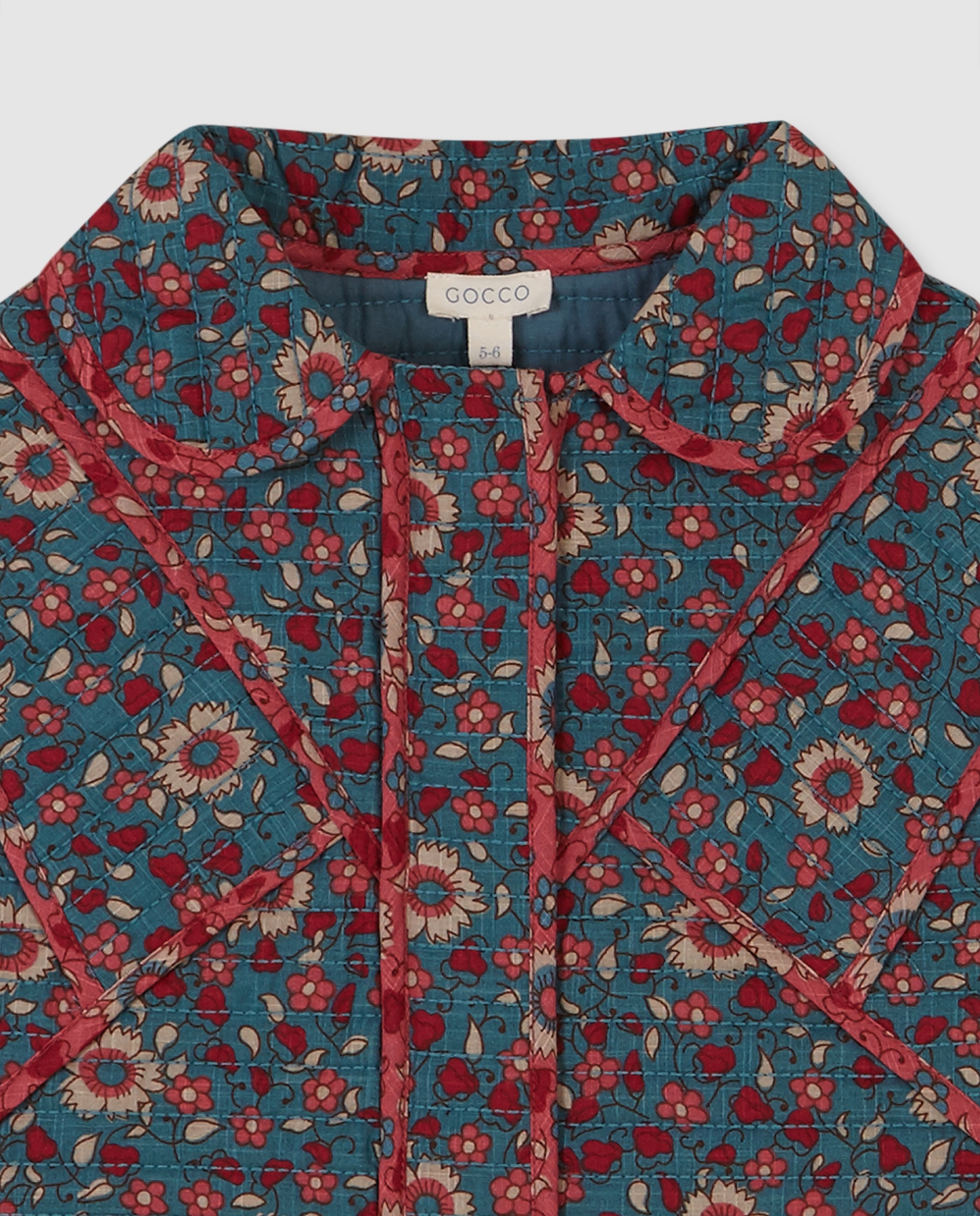 Colete Infantil Acolchoado Azul Royal-3