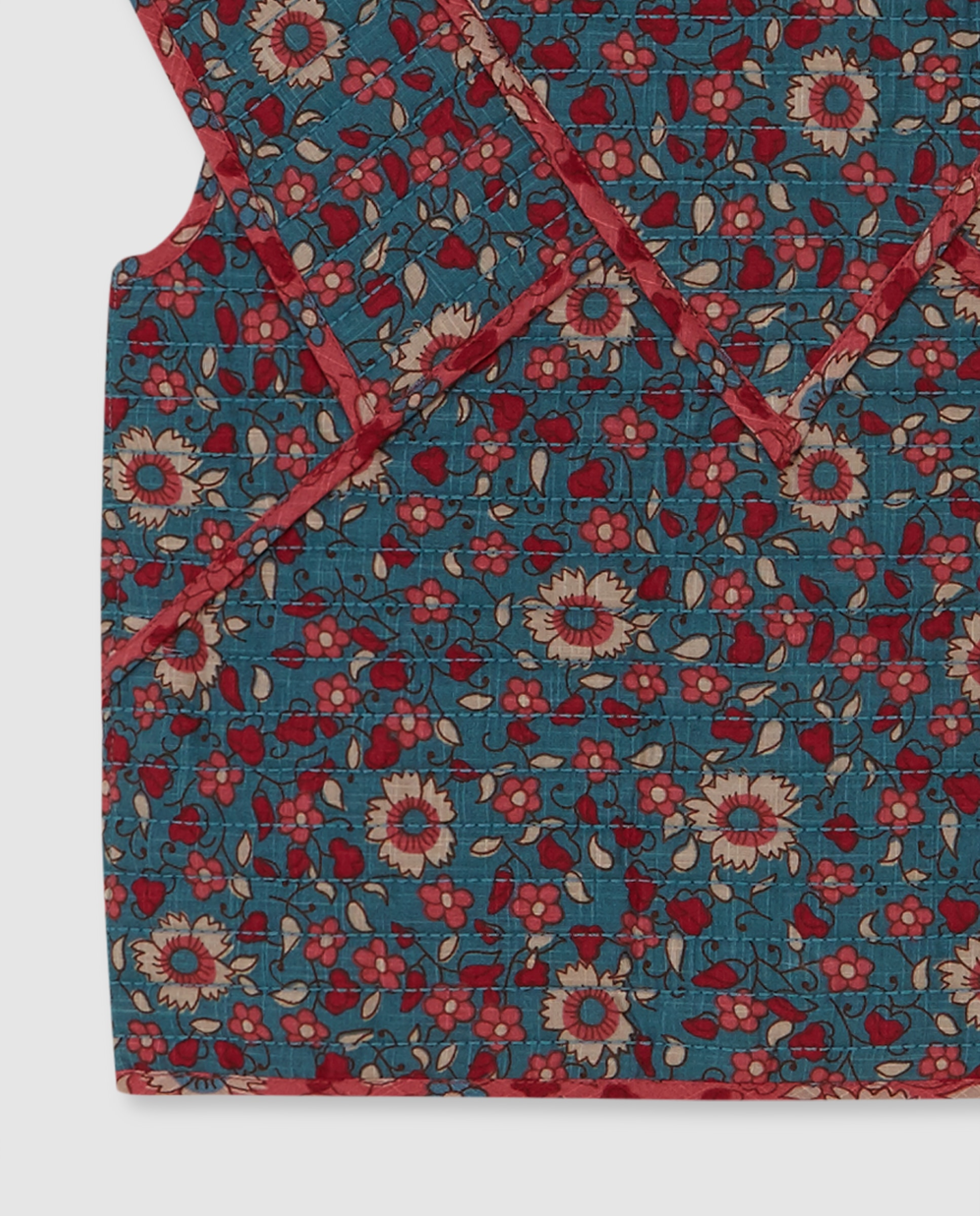 Colete Infantil Acolchoado Azul Royal-4