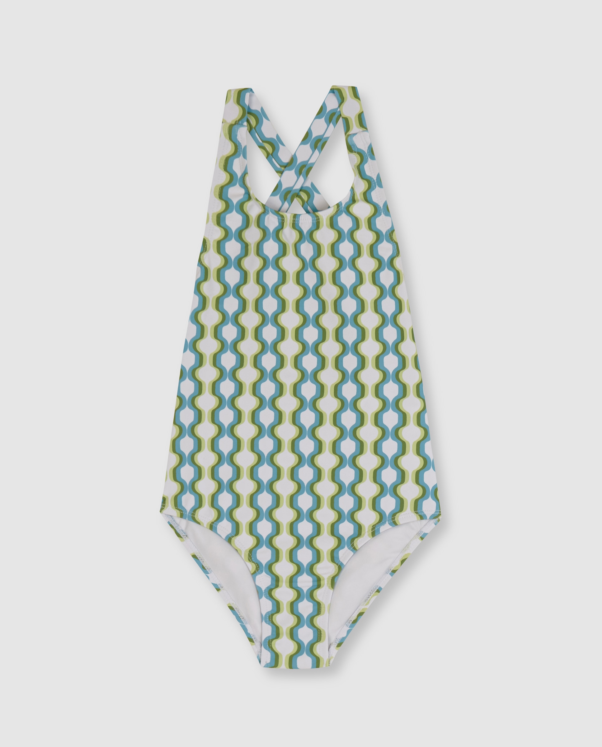 Imagem 0 de Fato de Banho Infantil com Estampado Geométrico