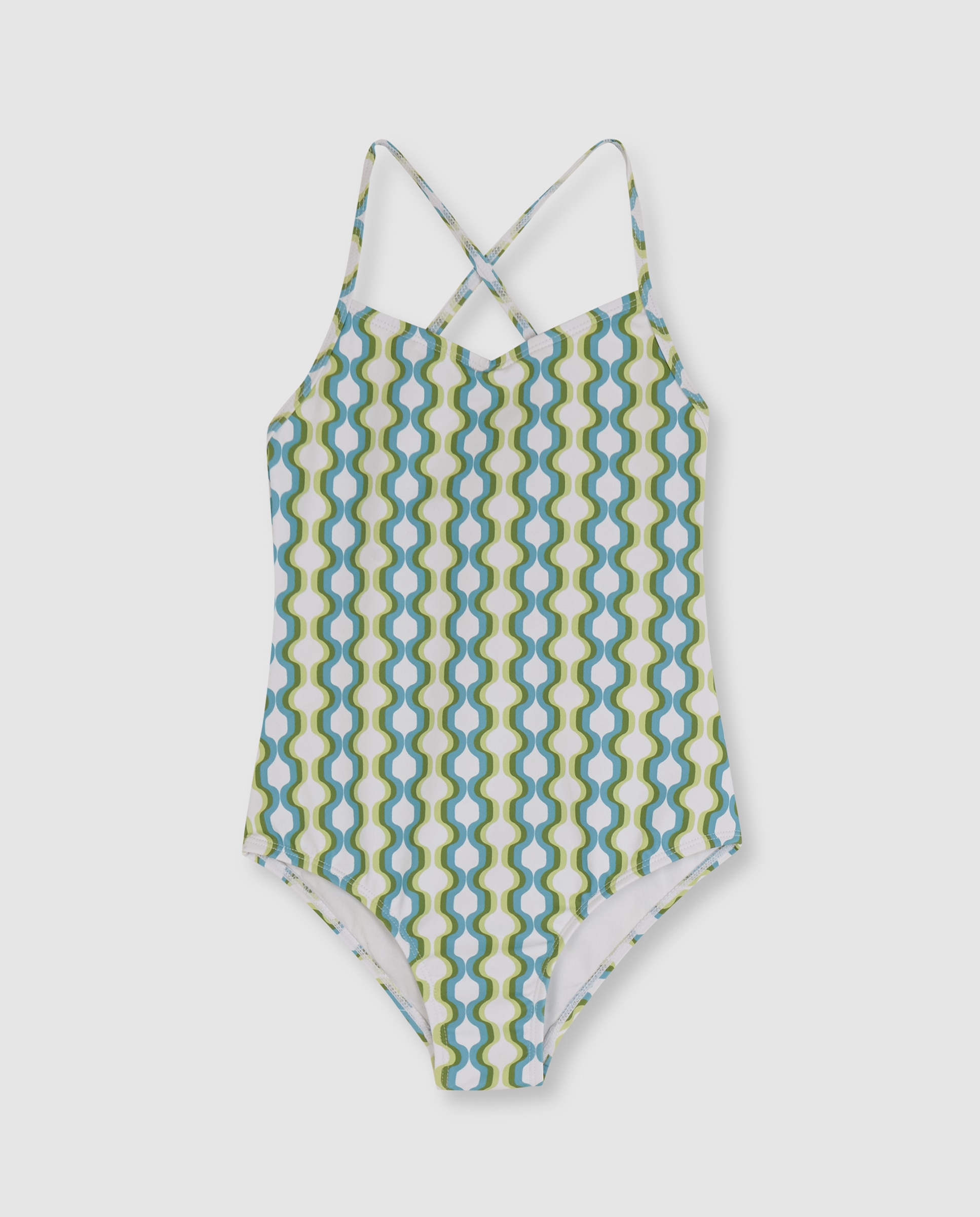 Imagem 0 de Fato de Banho Infantil com Estampado Geométrico