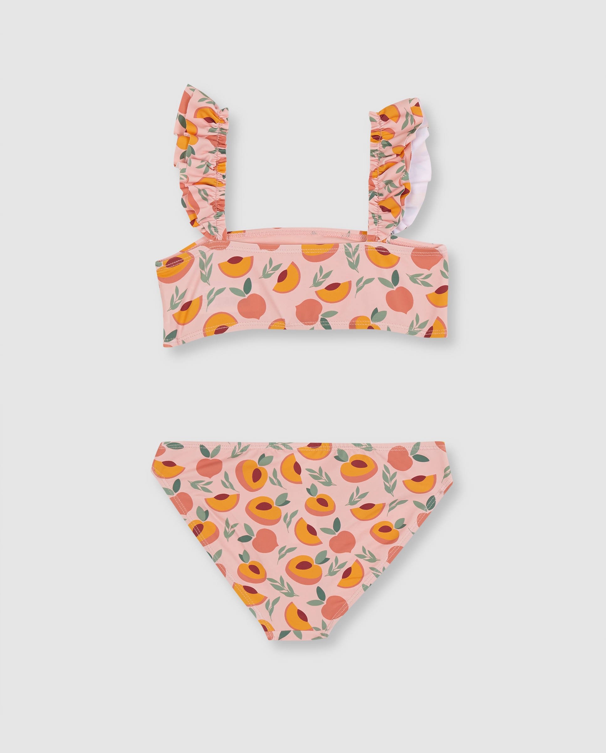 Biquíni Infantil com Pêssegos Rosa-claro-2
