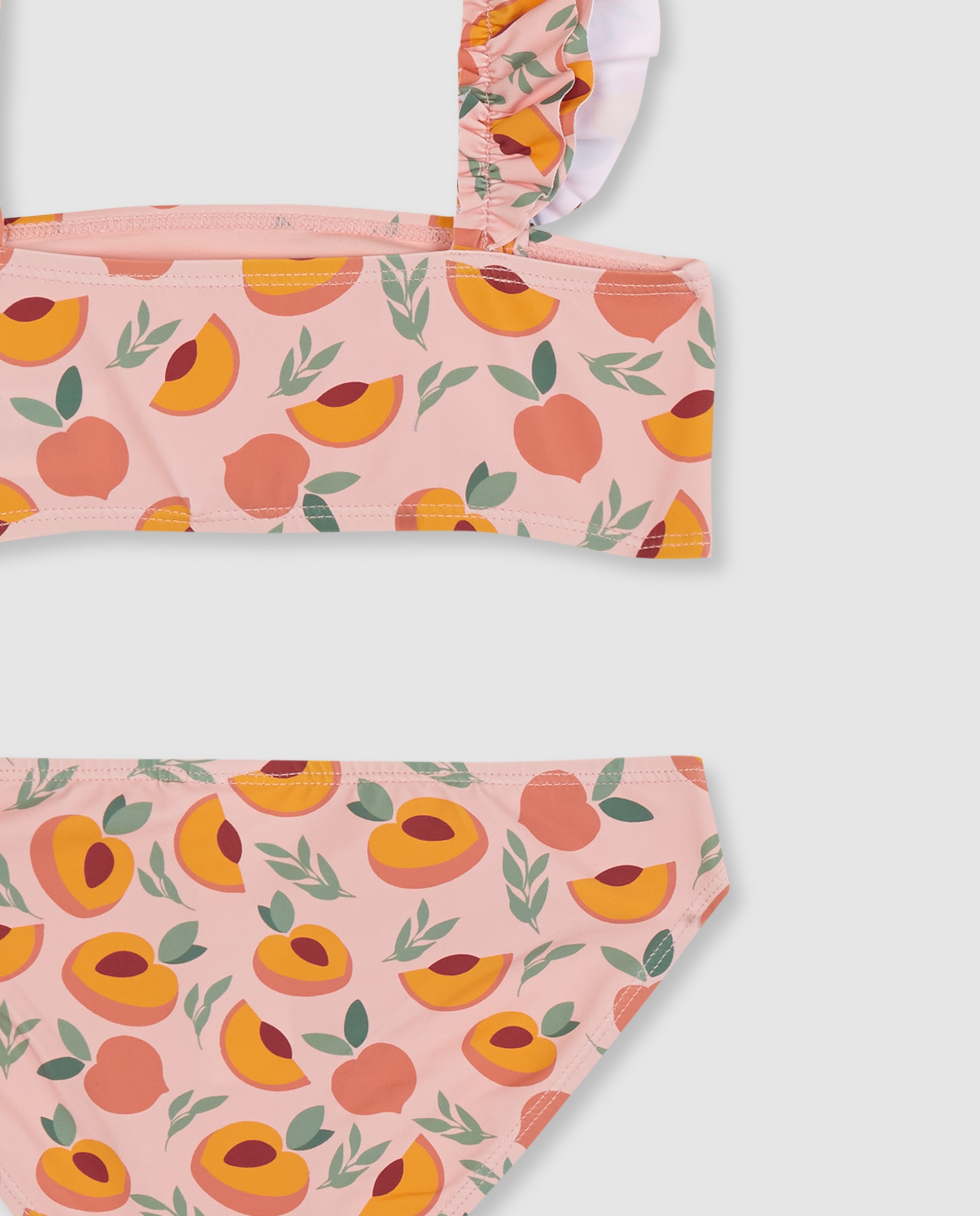 Biquíni Infantil com Pêssegos Rosa-claro-4