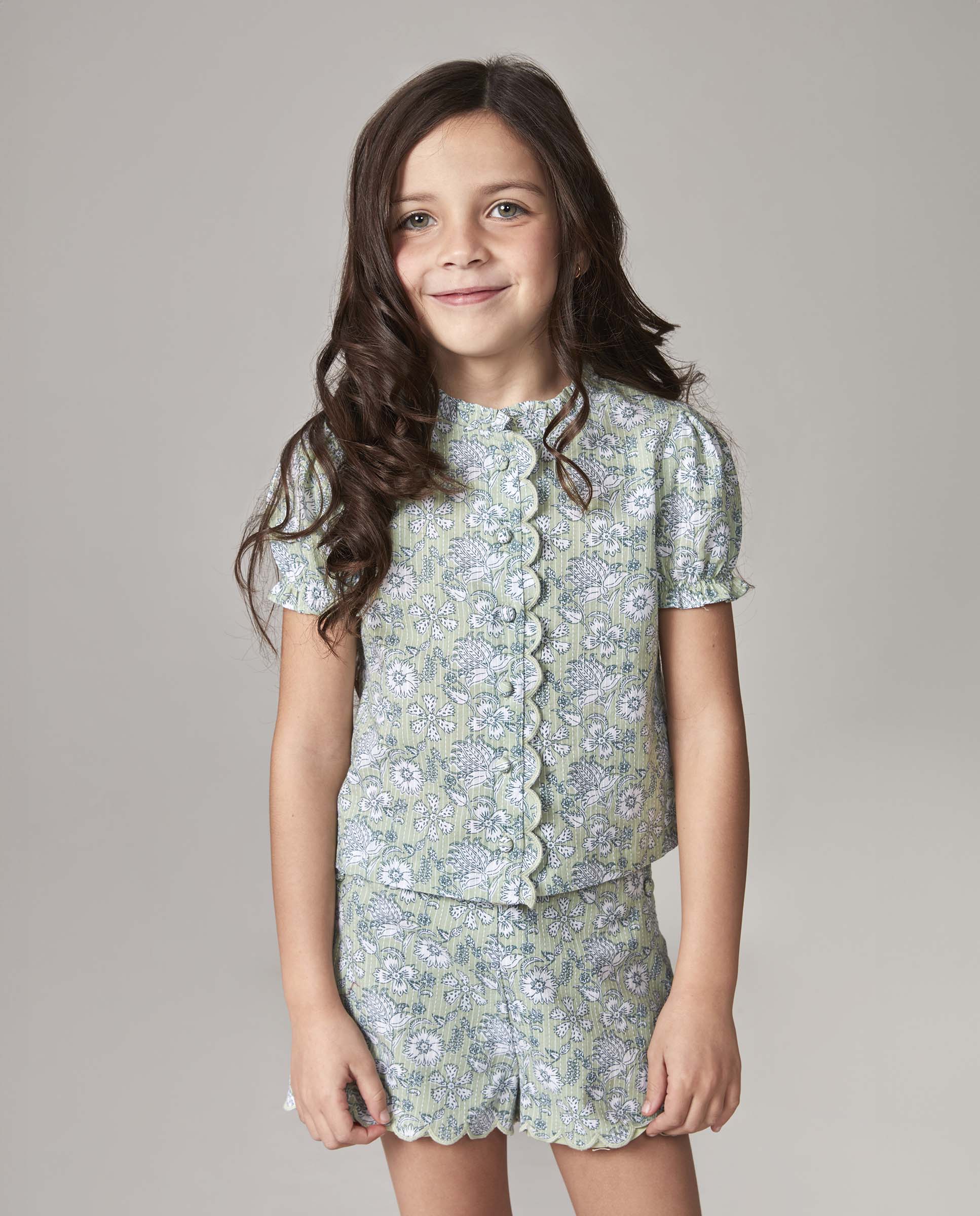 Imagem 0 de Blusa Infantil de Flores