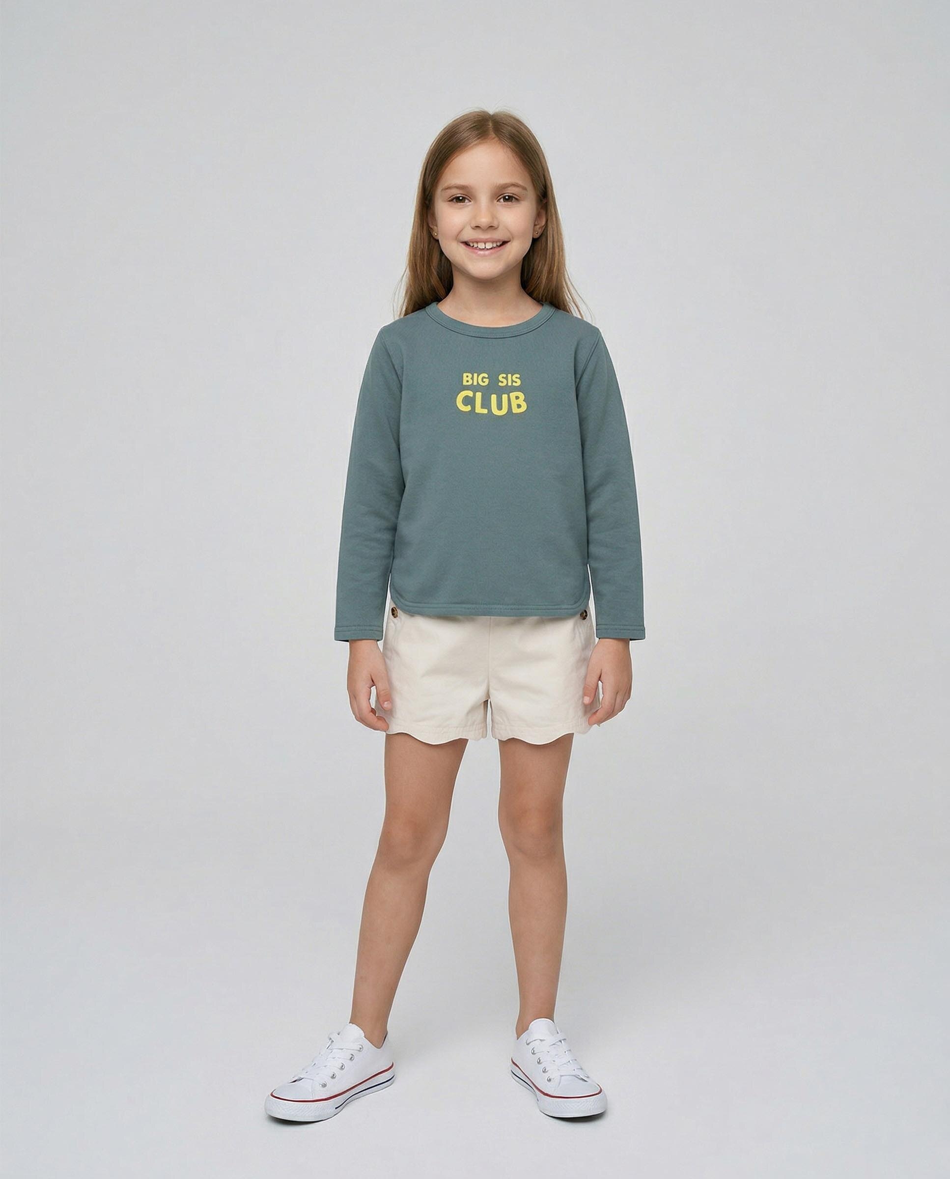 Sweatshirt Sister Infantil Gocco Verde-5