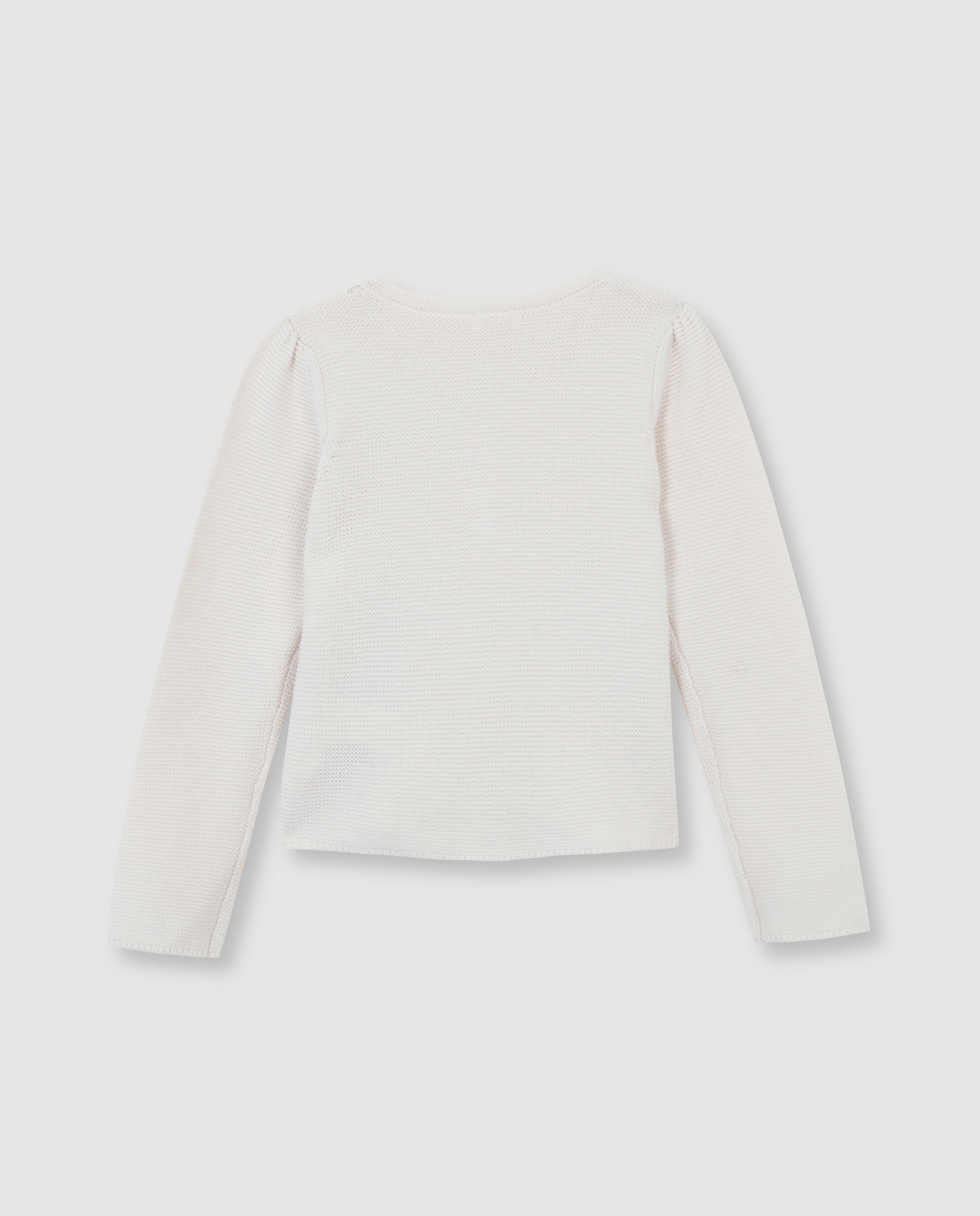 Casaco Infantil com Malha Bobo Gocco Branco-marfim-3