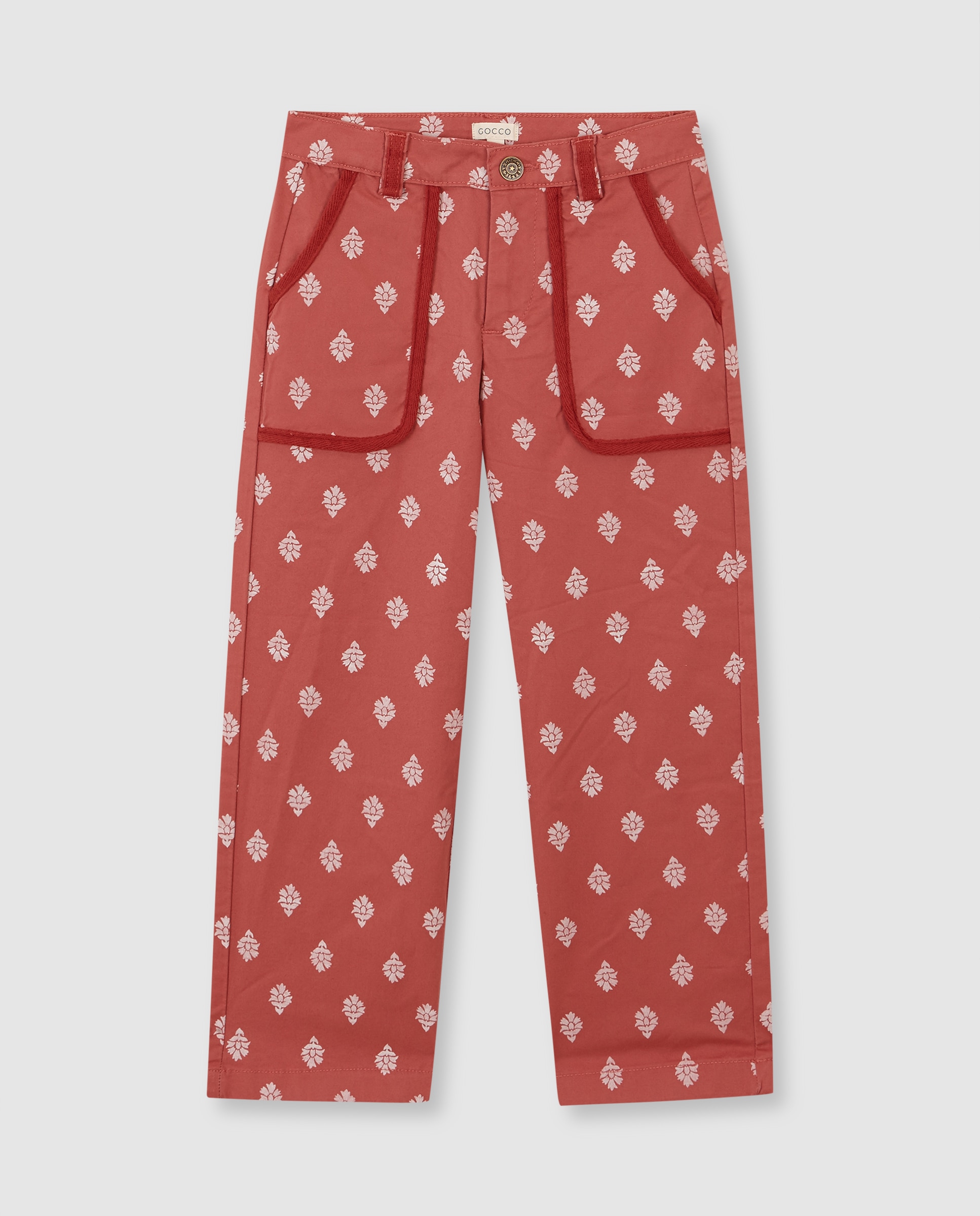 Imagem 0 de Jeans Compridos Infantil com Estampado Artesanal