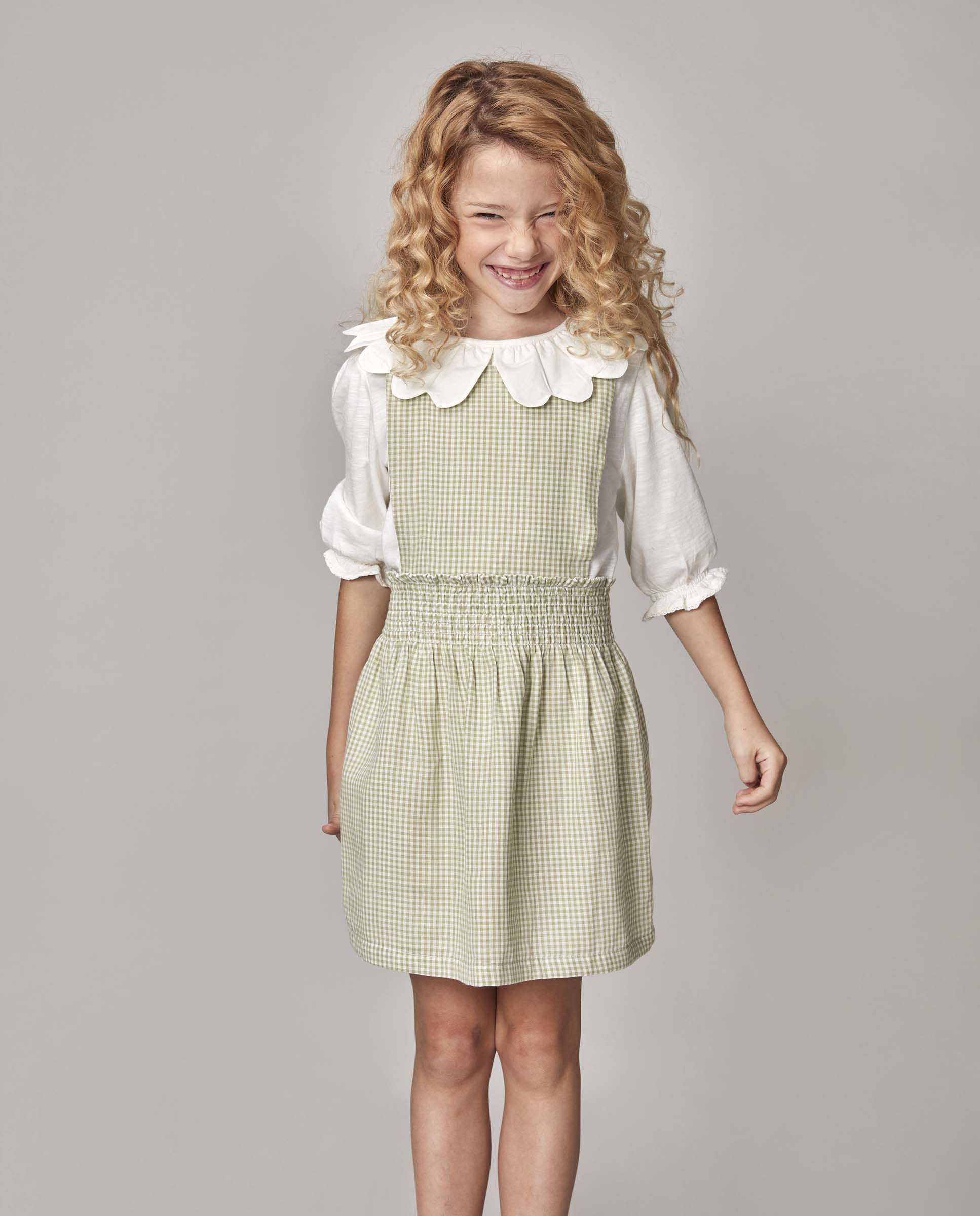 Imagem 0 de Vestido Infantil com Quadrado Vichy