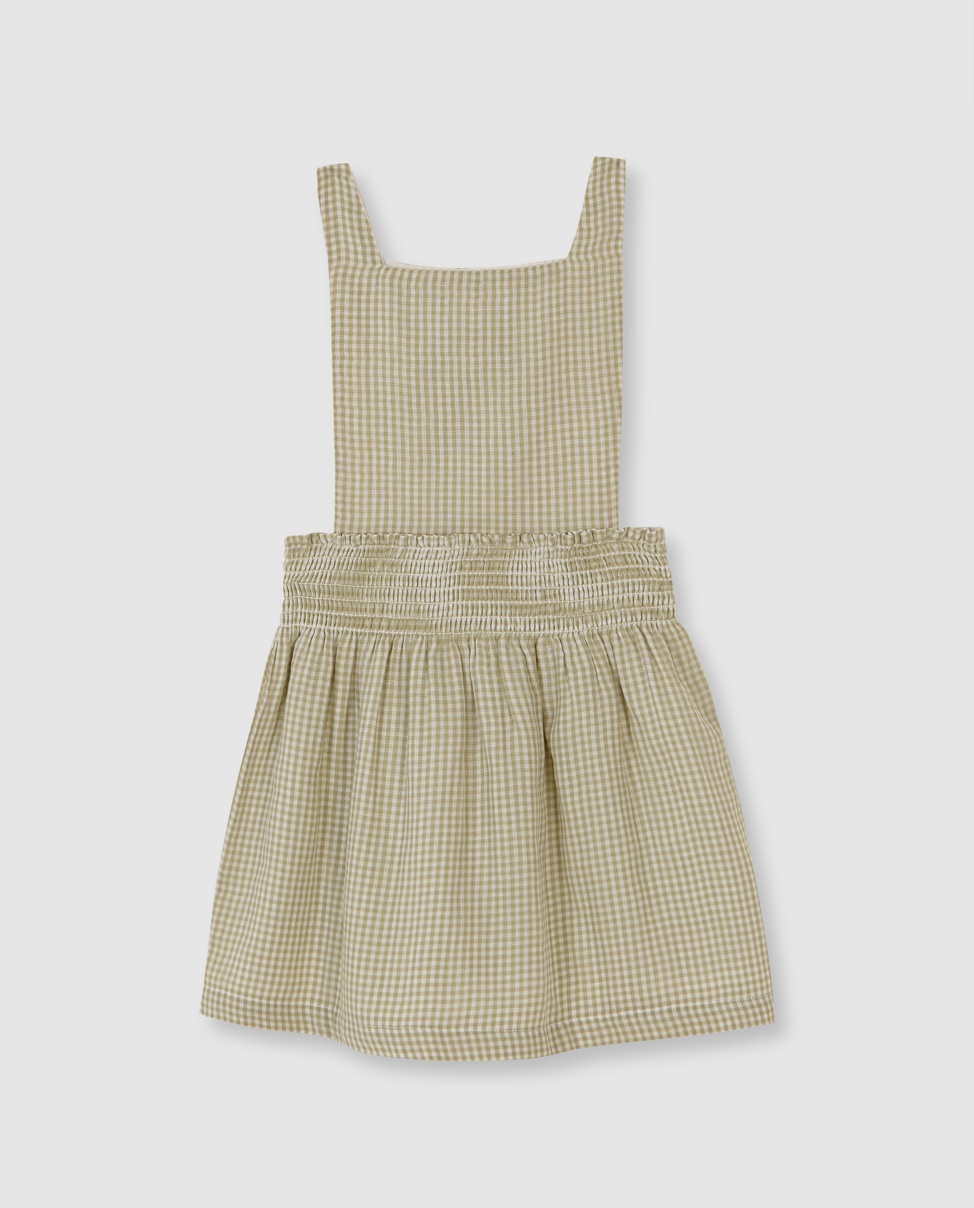 Vestido Infantil com Quadrado Vichy Gocco Verde-claro-3