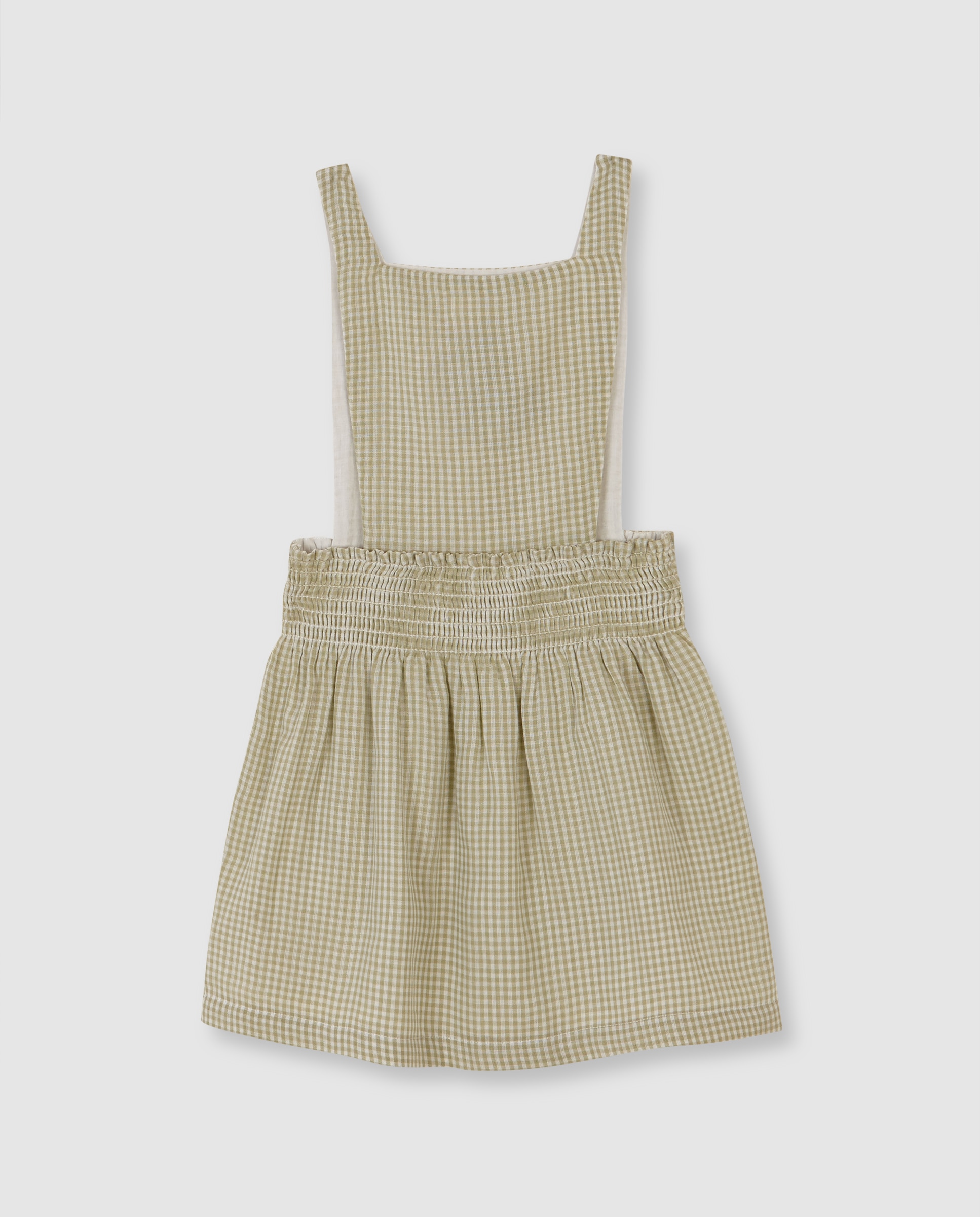 Vestido Infantil com Quadrado Vichy Gocco Verde-claro-4