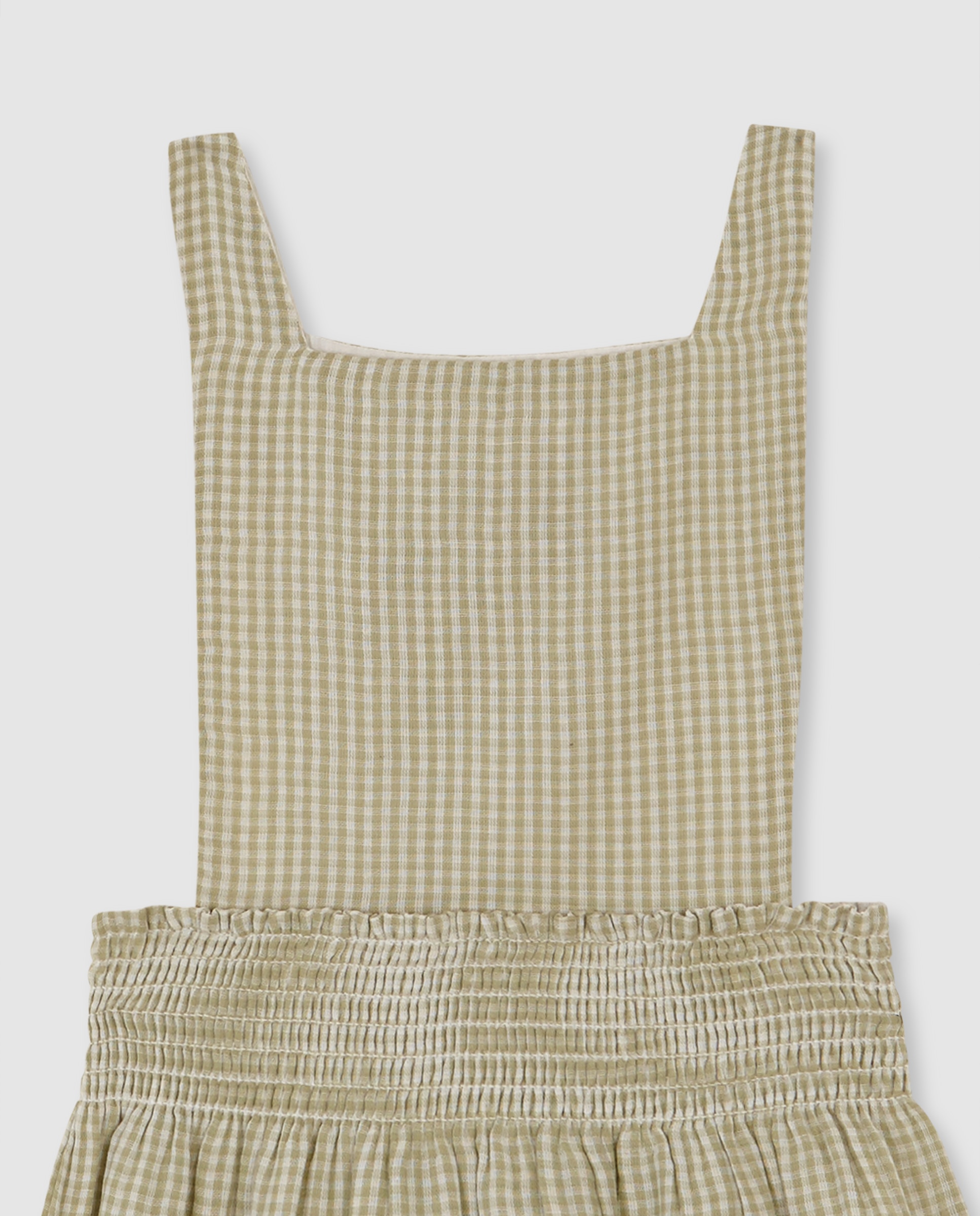 Vestido Infantil com Quadrado Vichy Gocco Verde-claro-5