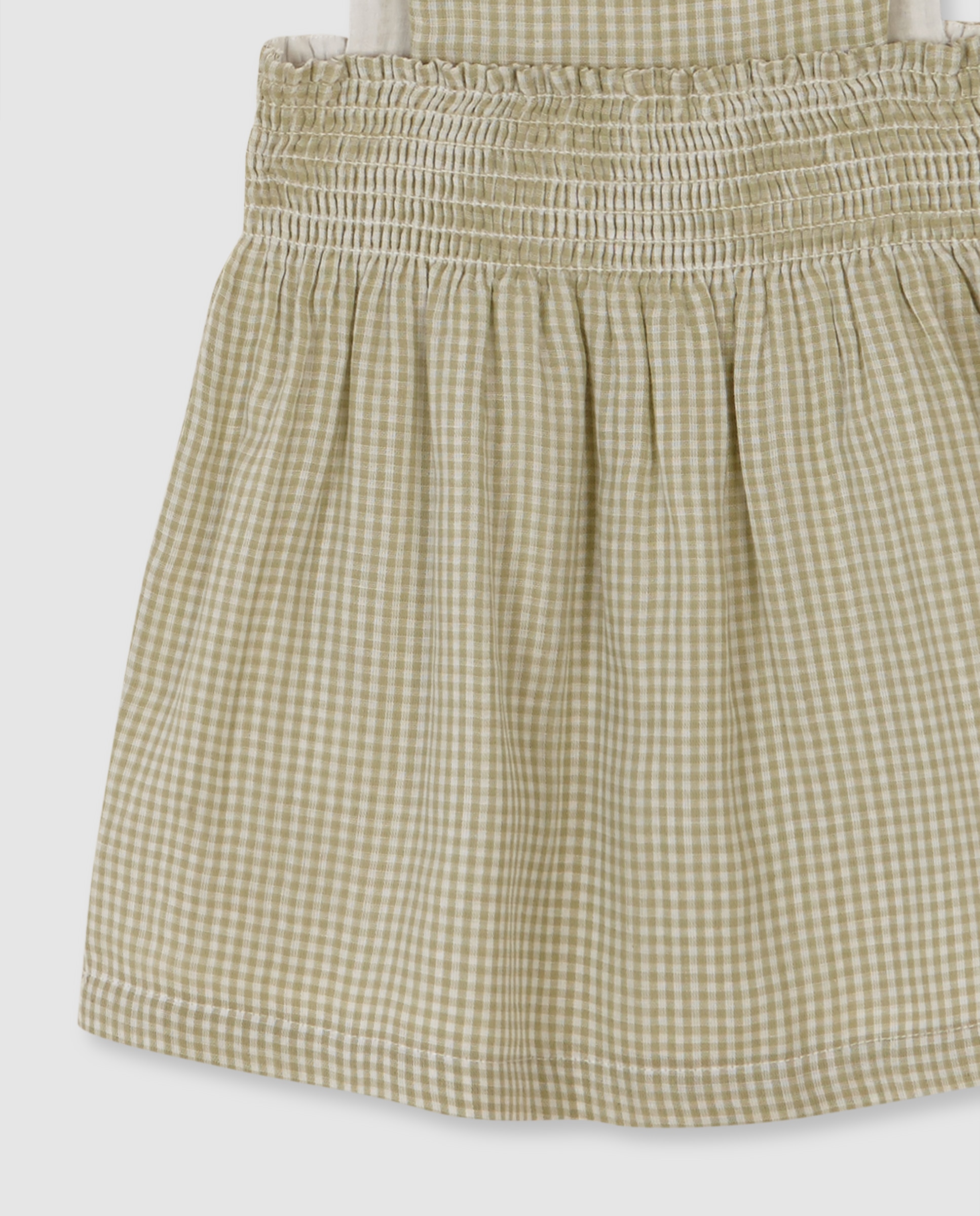 Vestido Infantil com Quadrado Vichy Gocco Verde-claro-6
