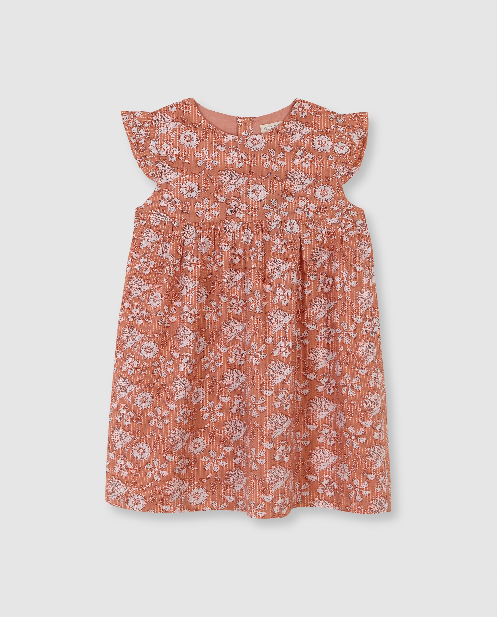 Imagem 0 de Vestido Infantil com Flor Índia