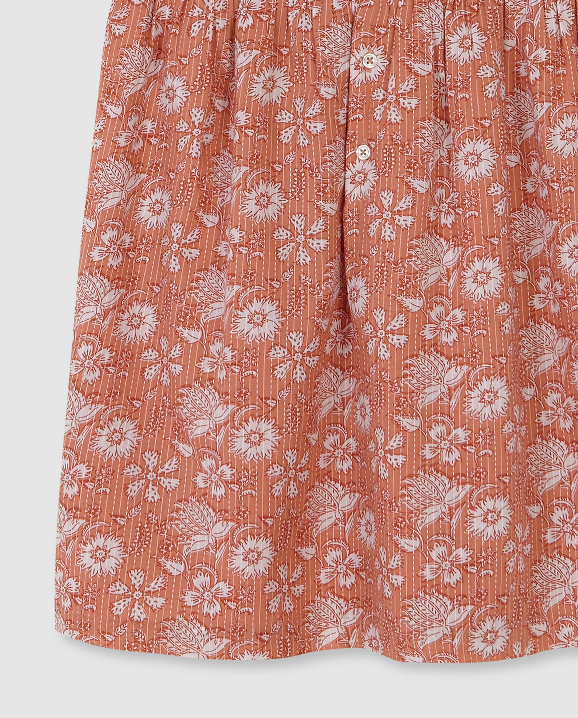 Vestido Infantil com Flor Índia Rosa-claro-4
