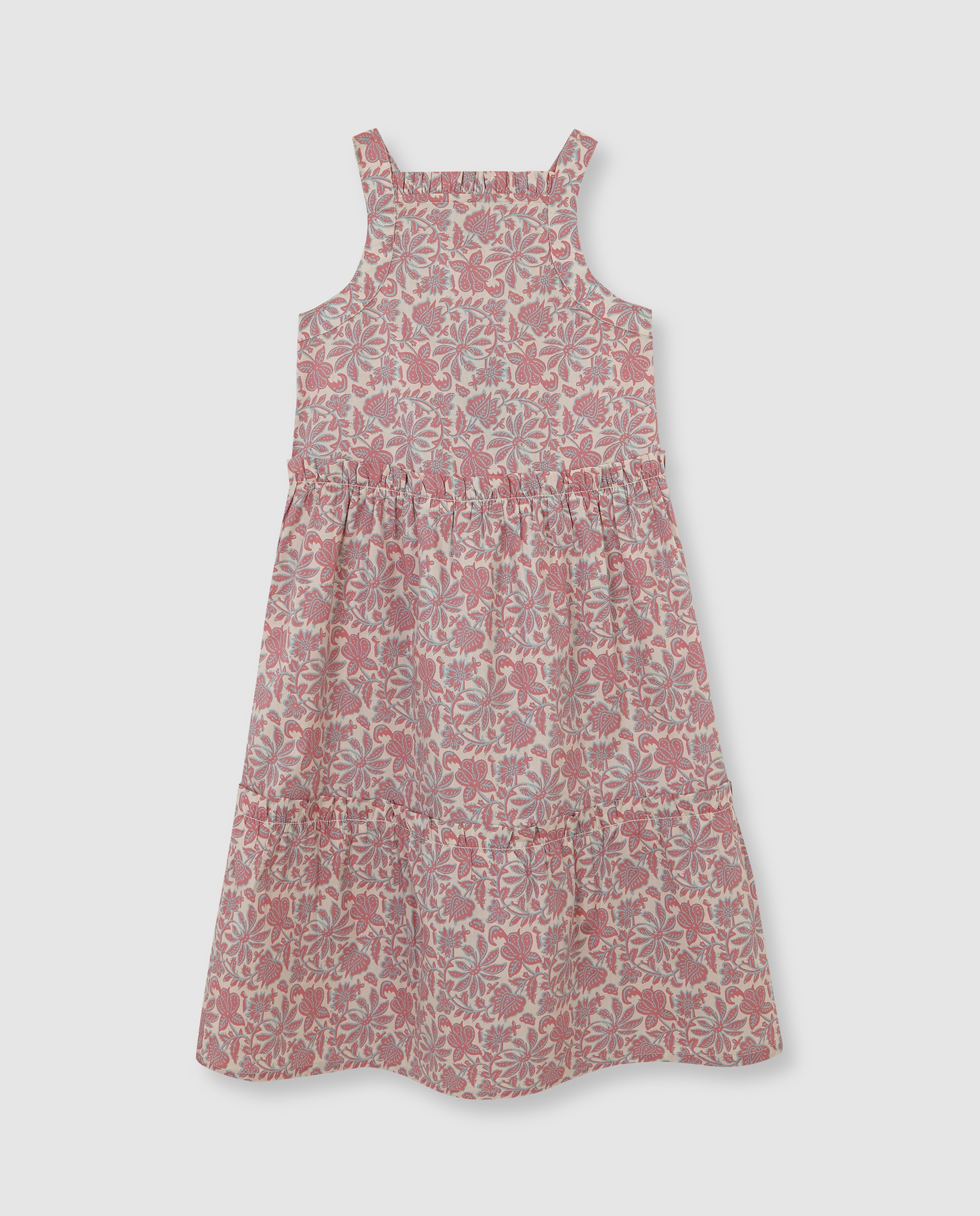 Imagem 0 de Vestido Infantil Midi Flor Índia