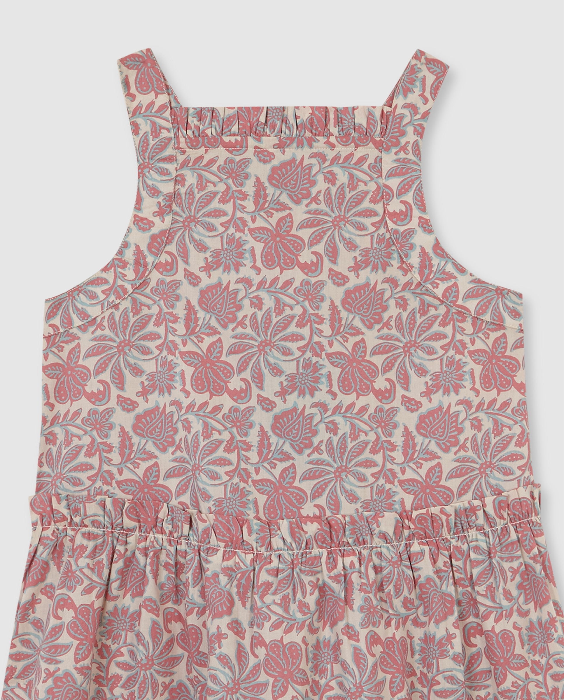 Vestido Infantil Midi Flor Índia Gocco Multicolor-3