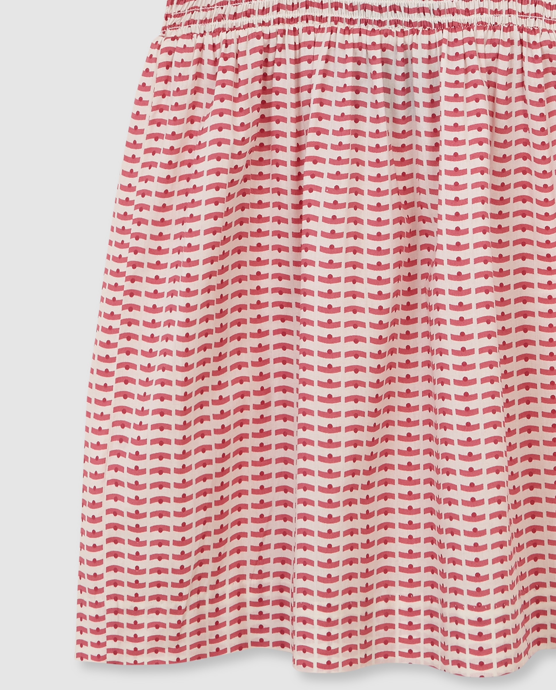 Vestido Infantil com Folhos Gocco Branco-4