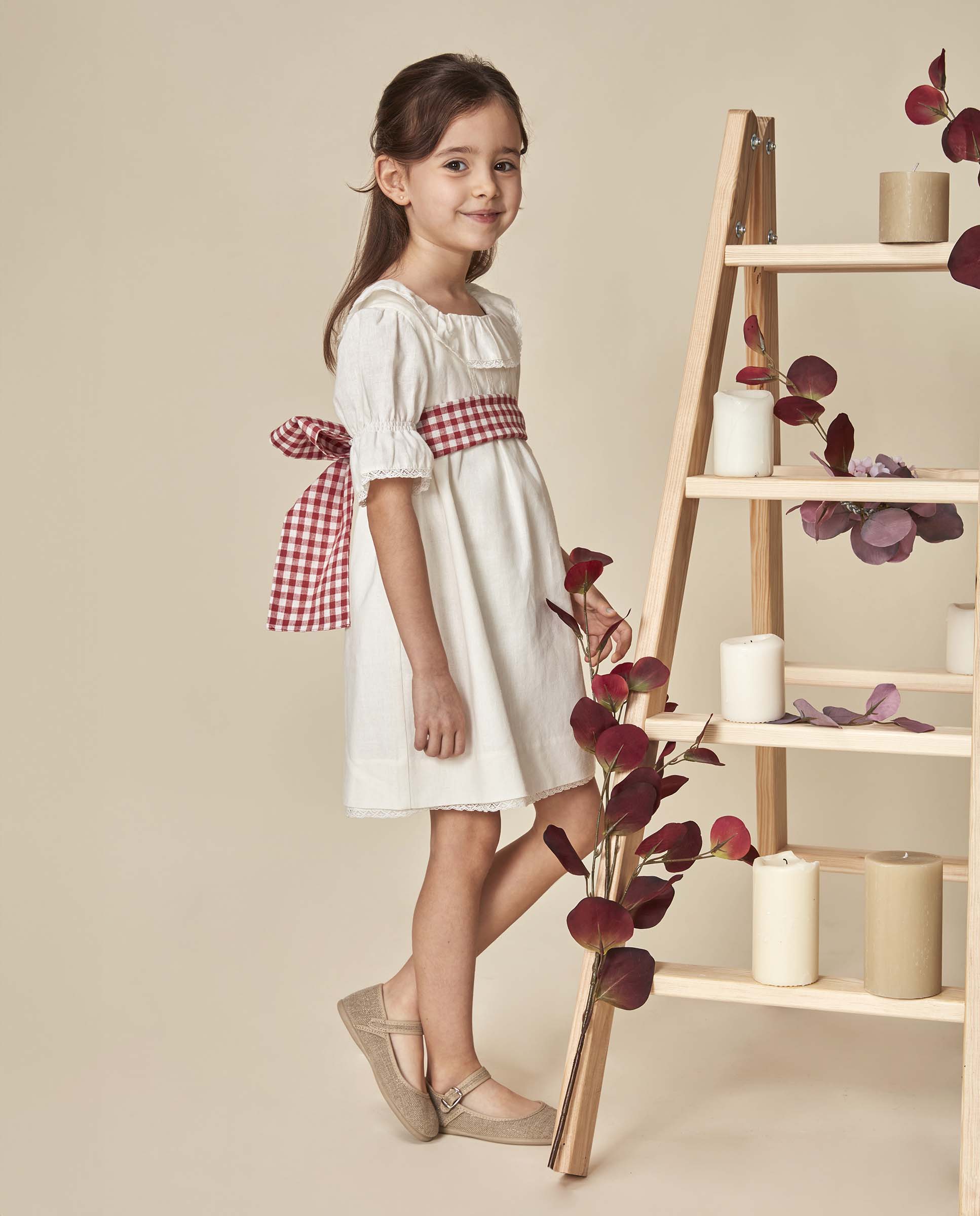 Imagem 0 de Cinto Infantil em Linho para Vestidos