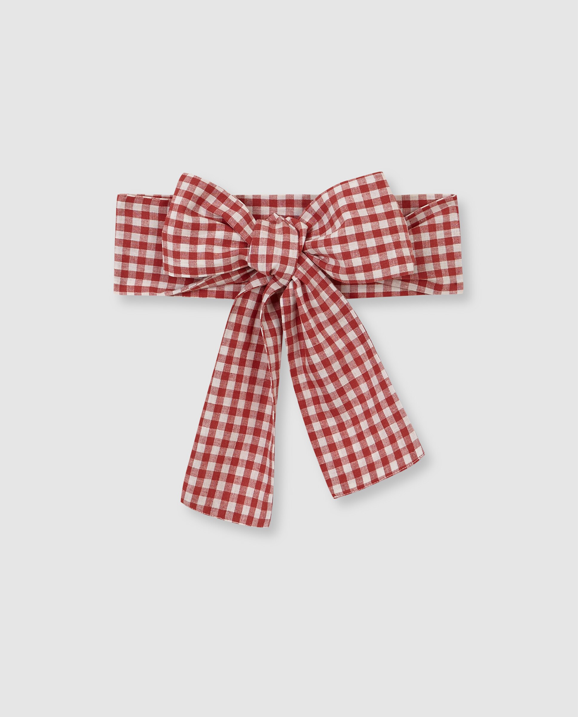 Faixa Infantil de Linho para Vestidos Gocco Branco-4