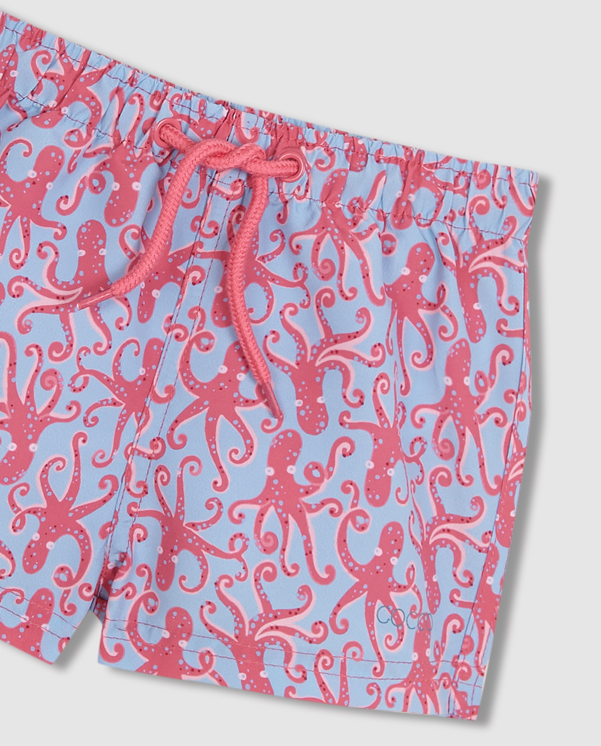 Fato de Banho para Bebé Estampado Polvos Gocco Azul-3