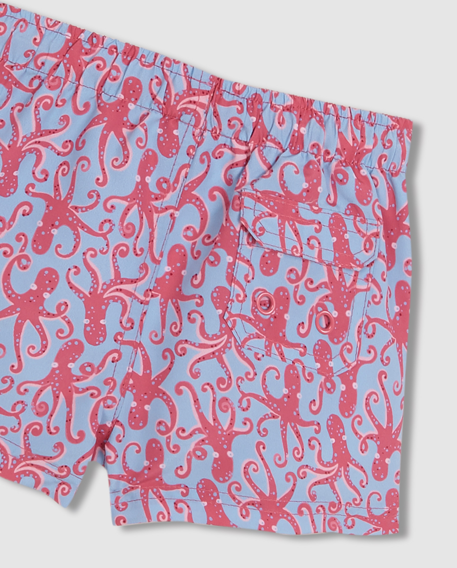 Fato de Banho para Bebé Estampado Polvos Gocco Azul-4