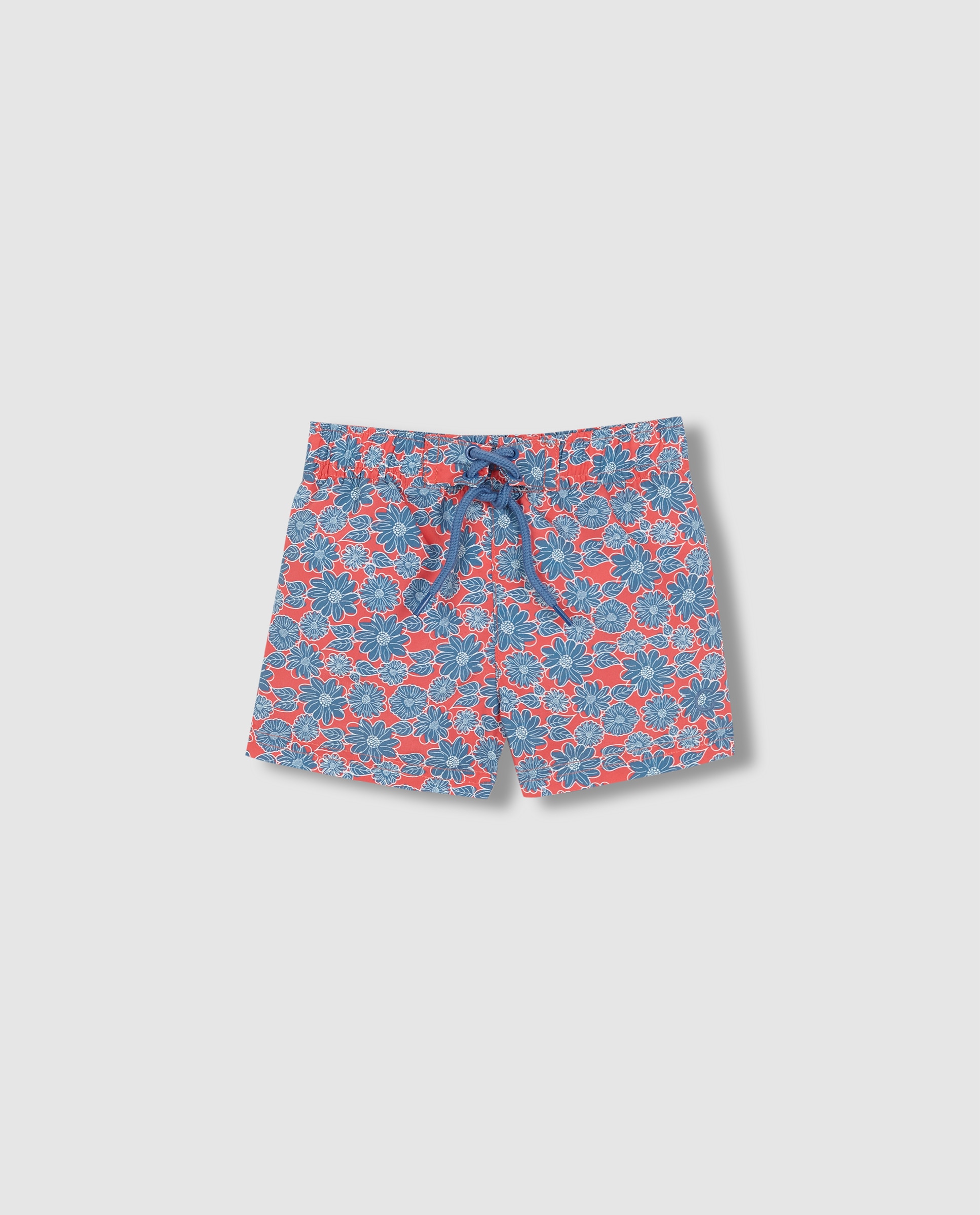 Fato de Banho para Bebé de Flor Grande Gocco Rosa / azul marinho-1